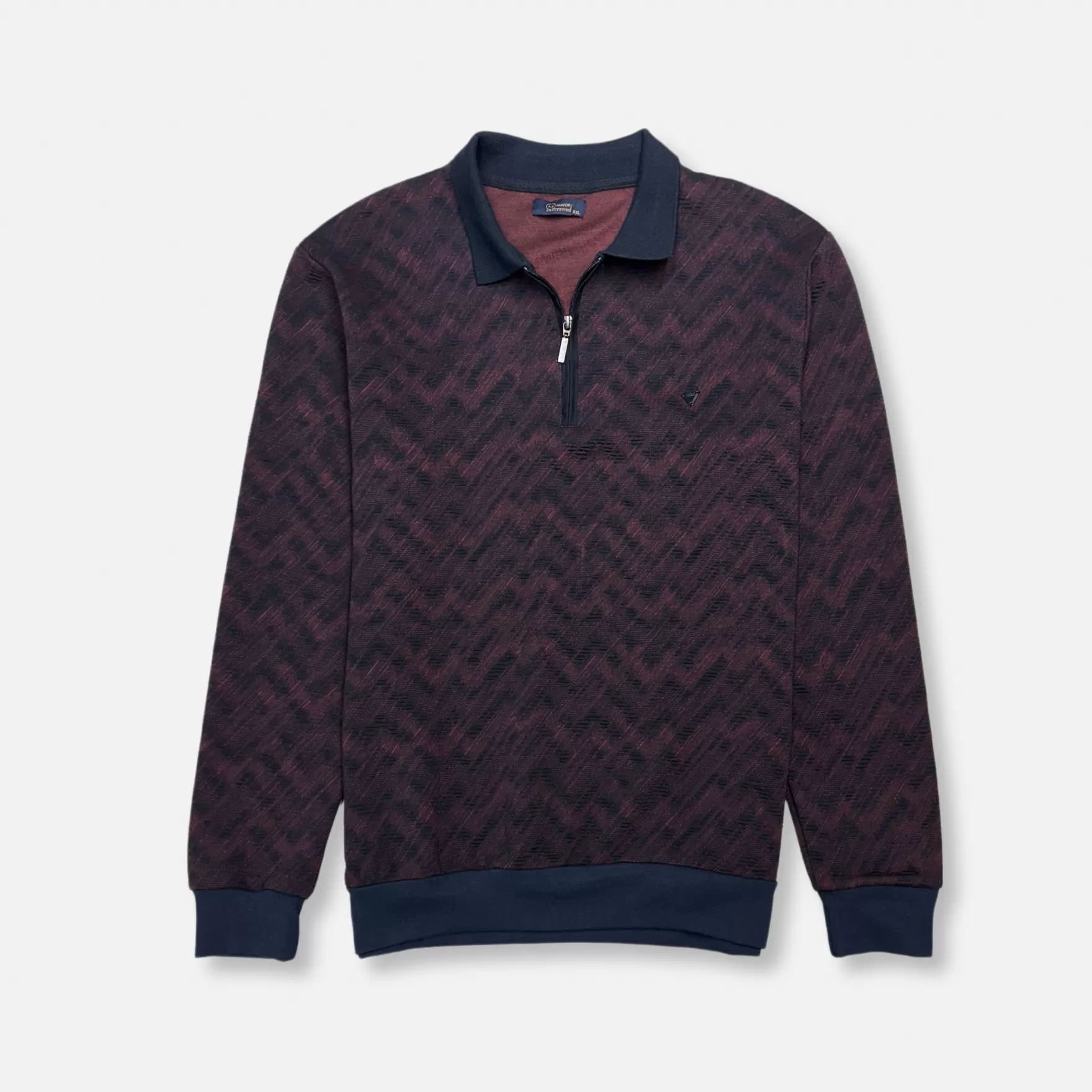 New Edition Fashion Sweaters-Allen Pullover Polo Burgundy