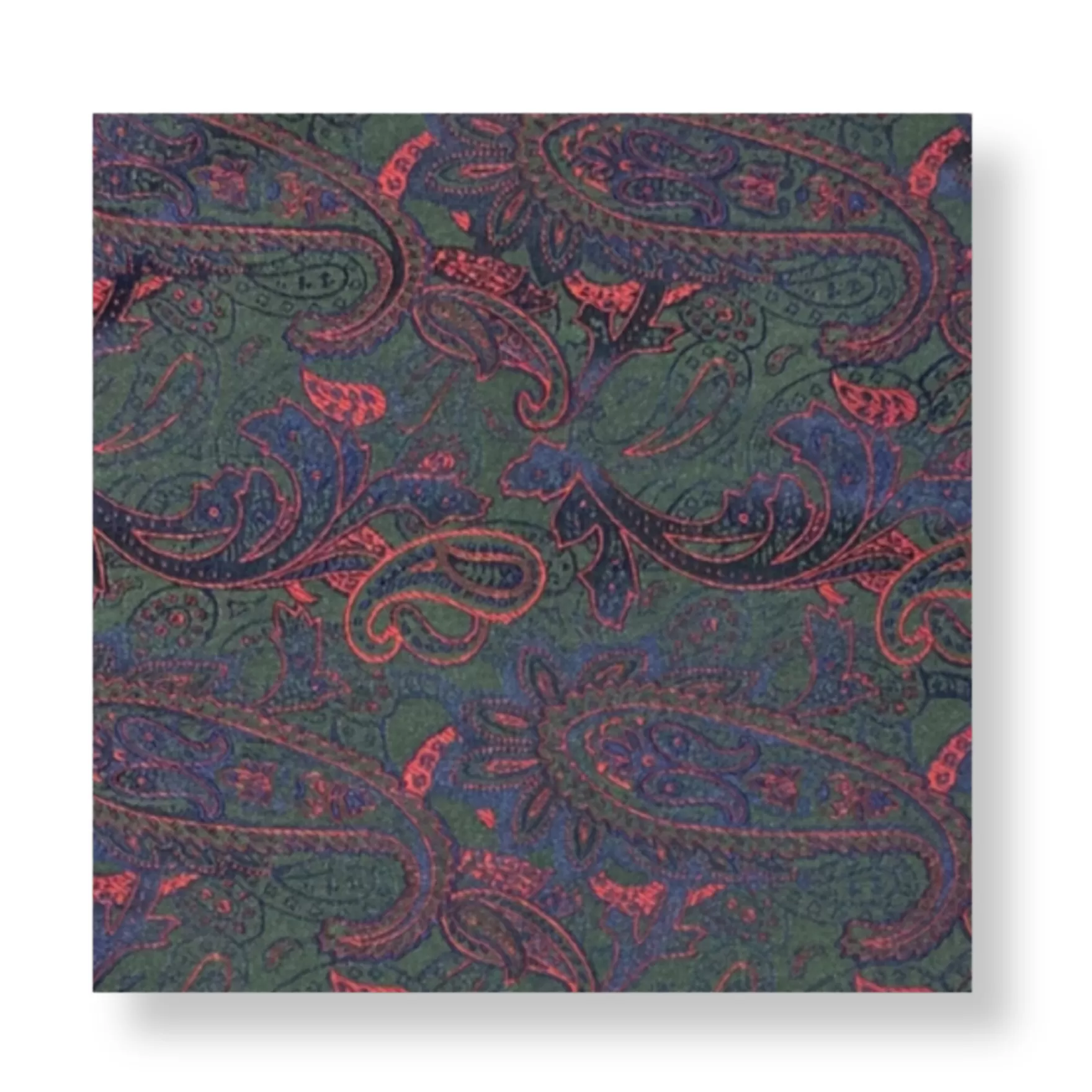 Needle & Thread Pocket Squares-Ames Paisley Pocket Square