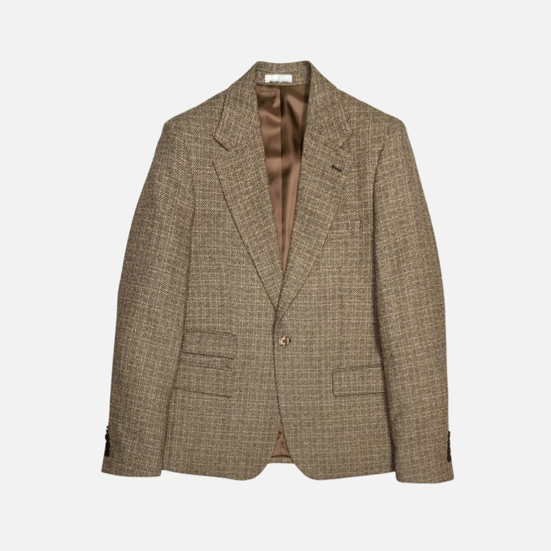 New Edition Fashion Suits-Andrew II Vested Tweed Suit Brown