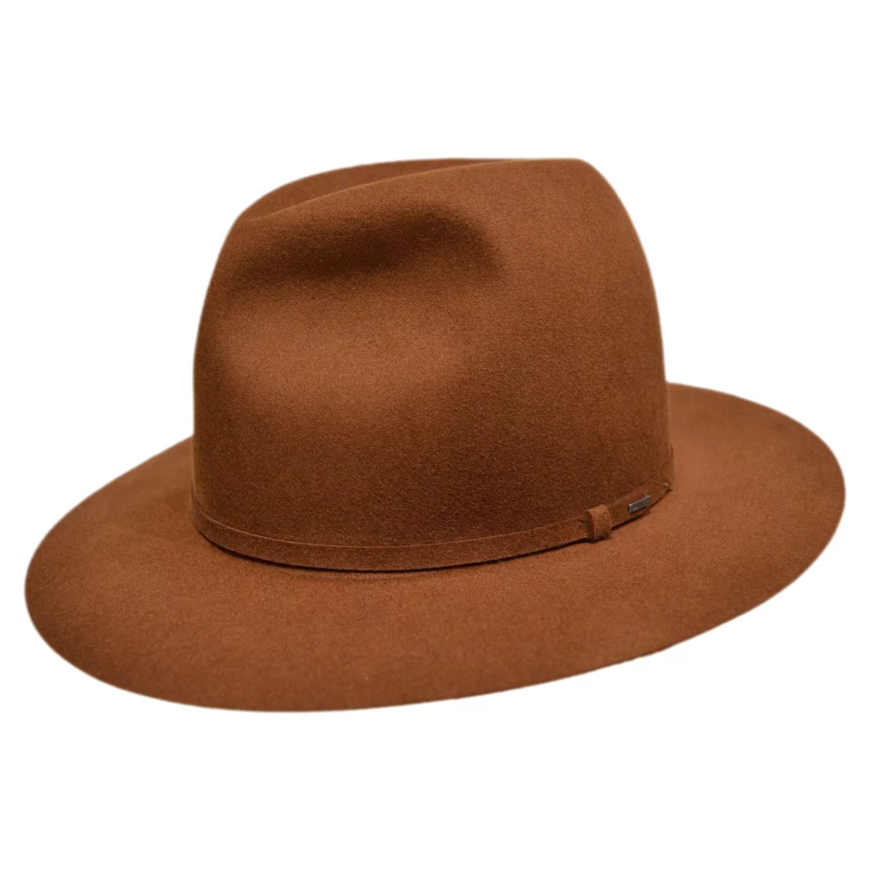 New Edition Fashion Hats-Antone Fur Felt Moldable Fedora Small