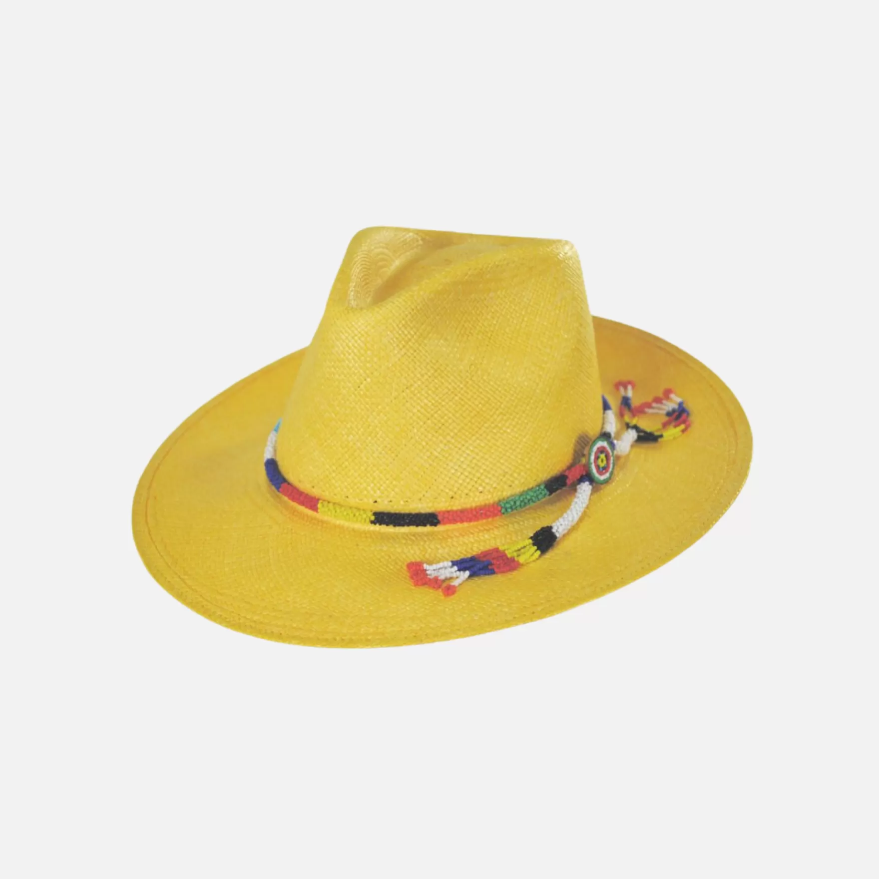 New Edition Fashion Hats-Argonaut Panama Straw Fedora Hat Yellow