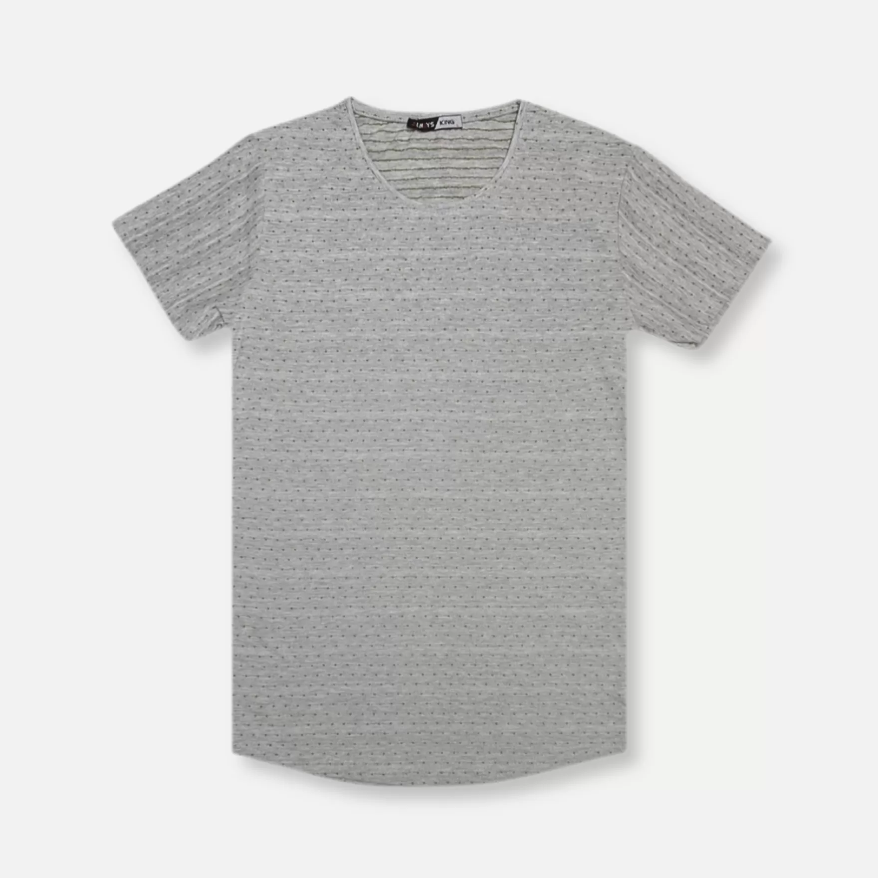 New Edition Fashion T-shirts-Aries Dot Crew Neck T-Shirt Grey