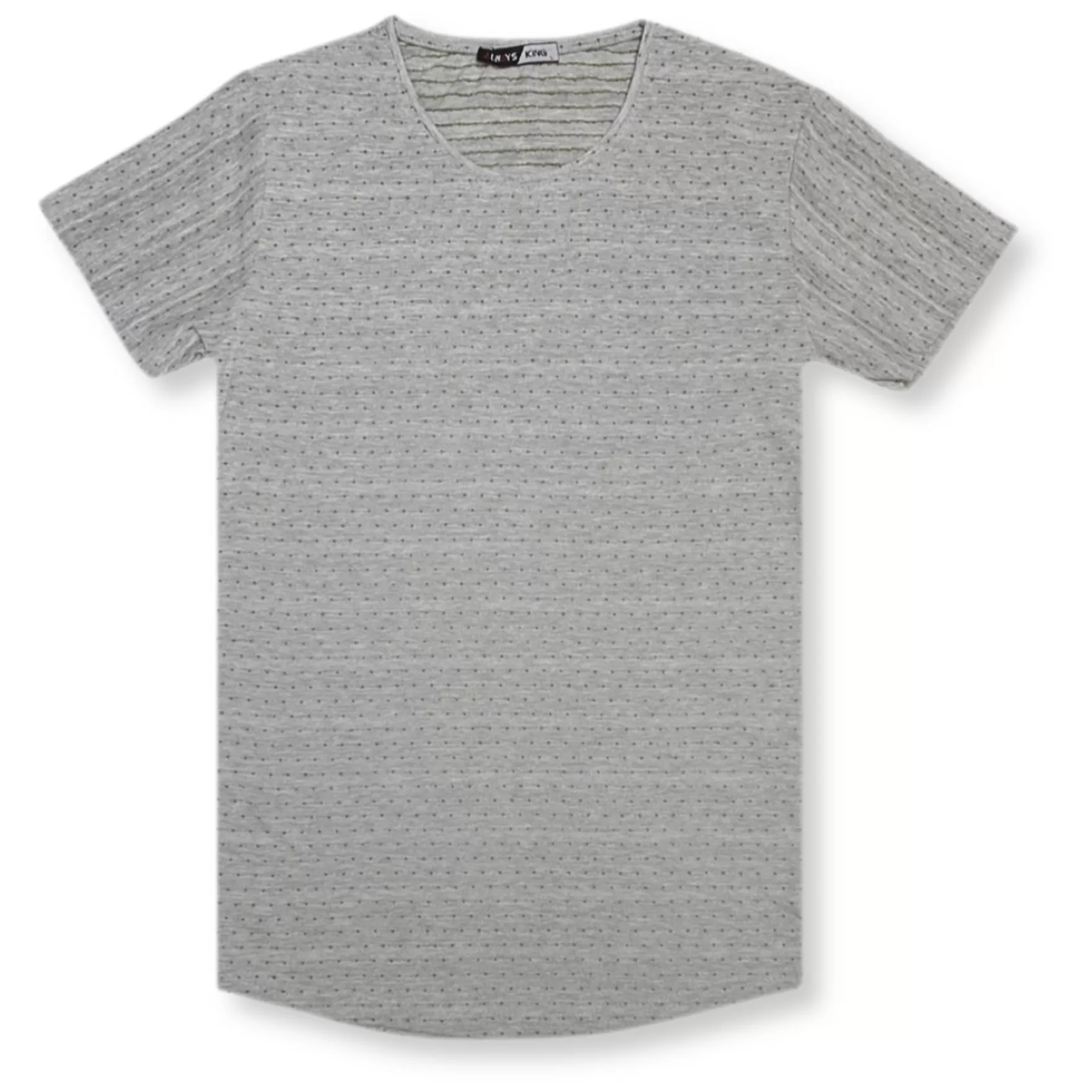 New Edition Fashion T-shirts-Aries Dot Crew Neck T-Shirt Grey