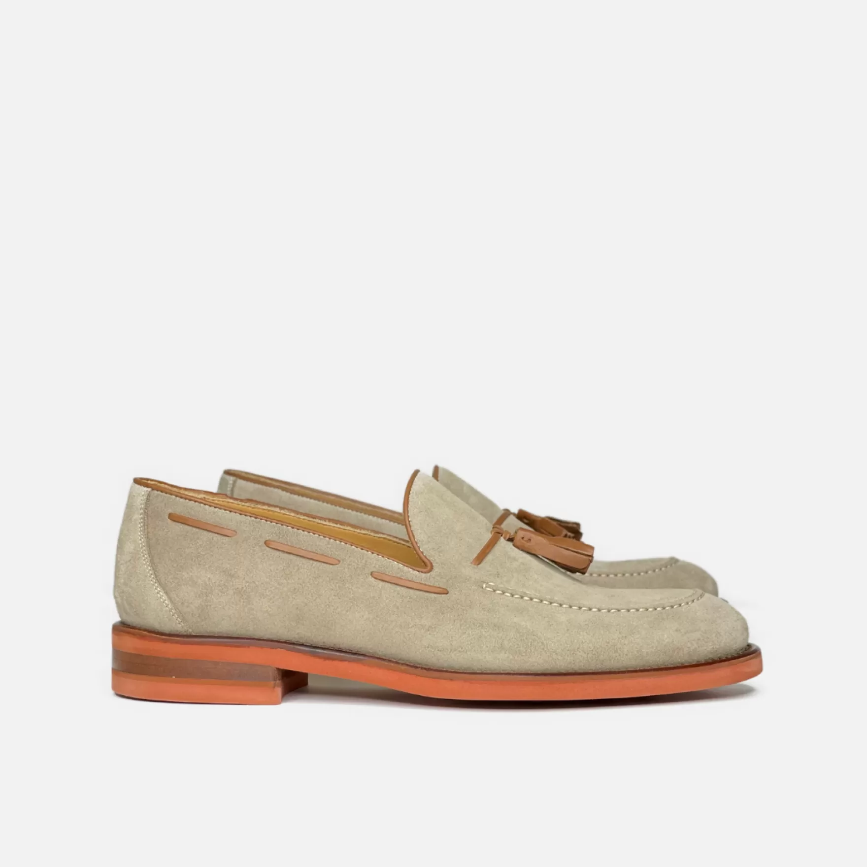 New Edition Fashion Casual Shoes | Loafers & Slip Ons-Ashford Tassel Loafers Taupe