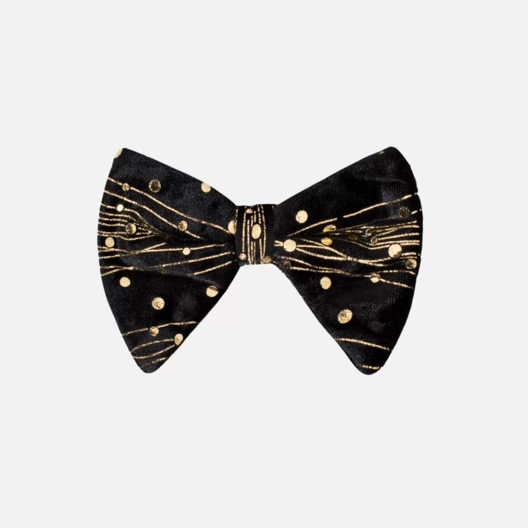 Needle & Thread Bow Ties-Barnaby Long Velvet Bow Tie