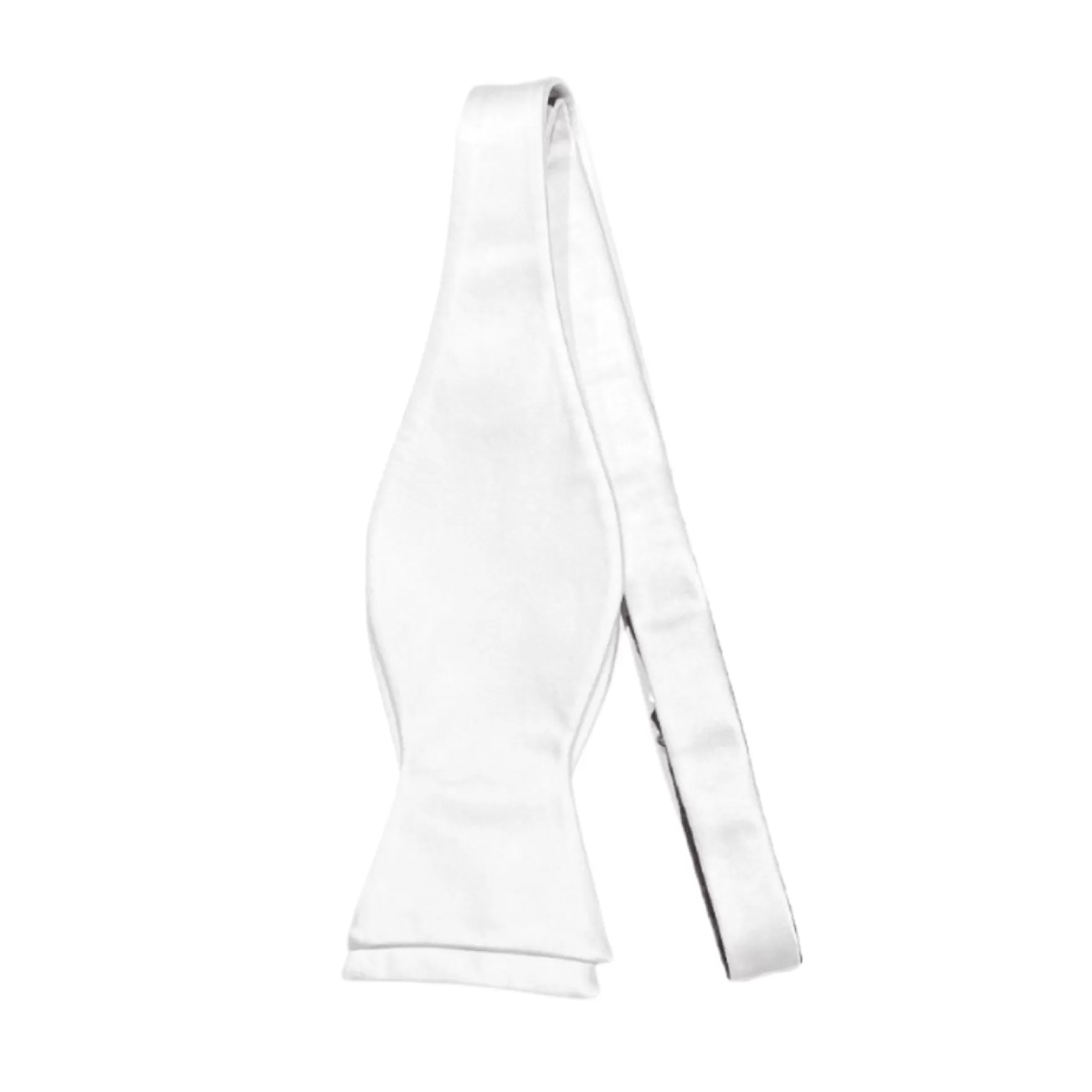 New Edition Fashion Bow Ties | Ties-Benton Self Tie Bow White