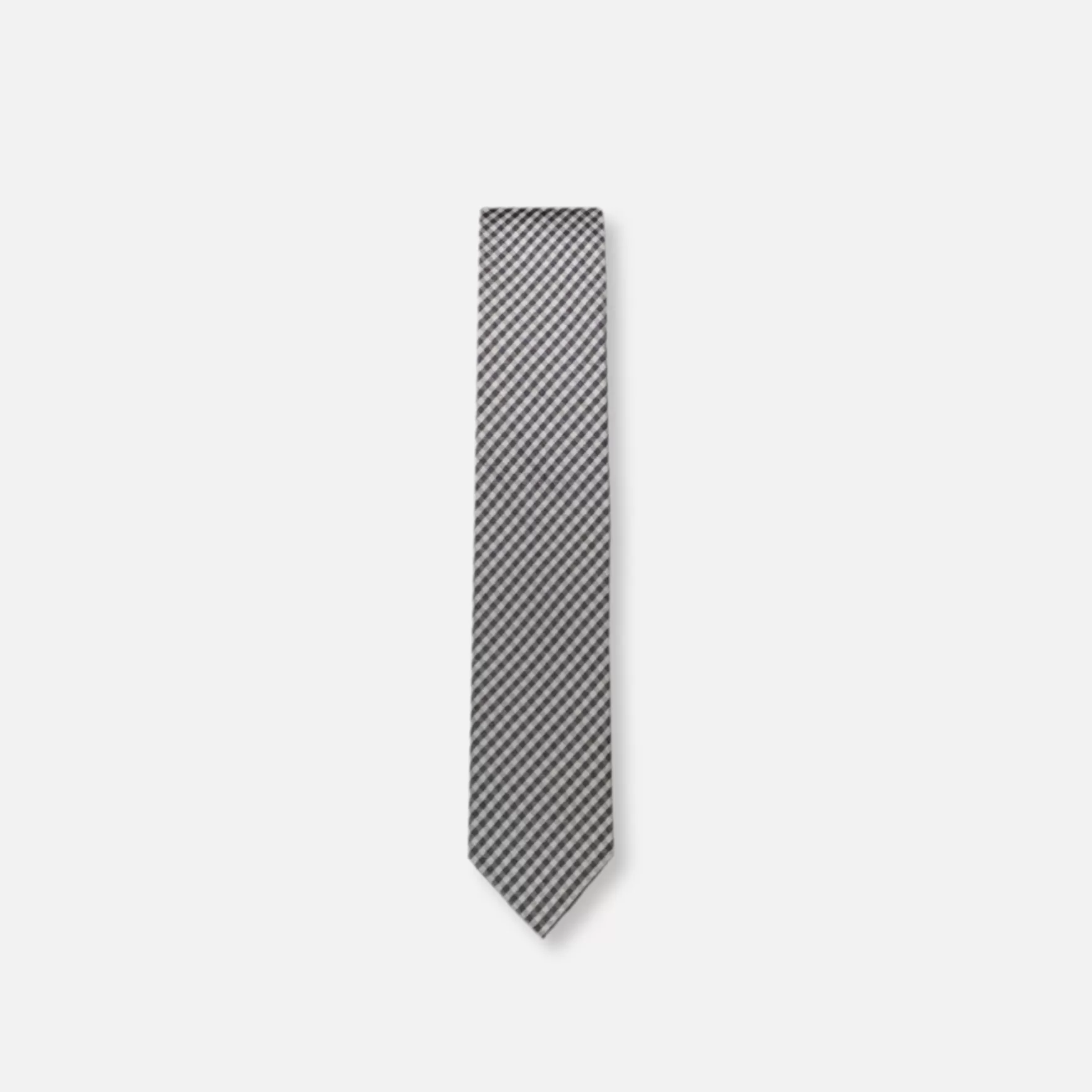 New Edition Fashion Ties-Billie Skinny Checkered Tie One Size