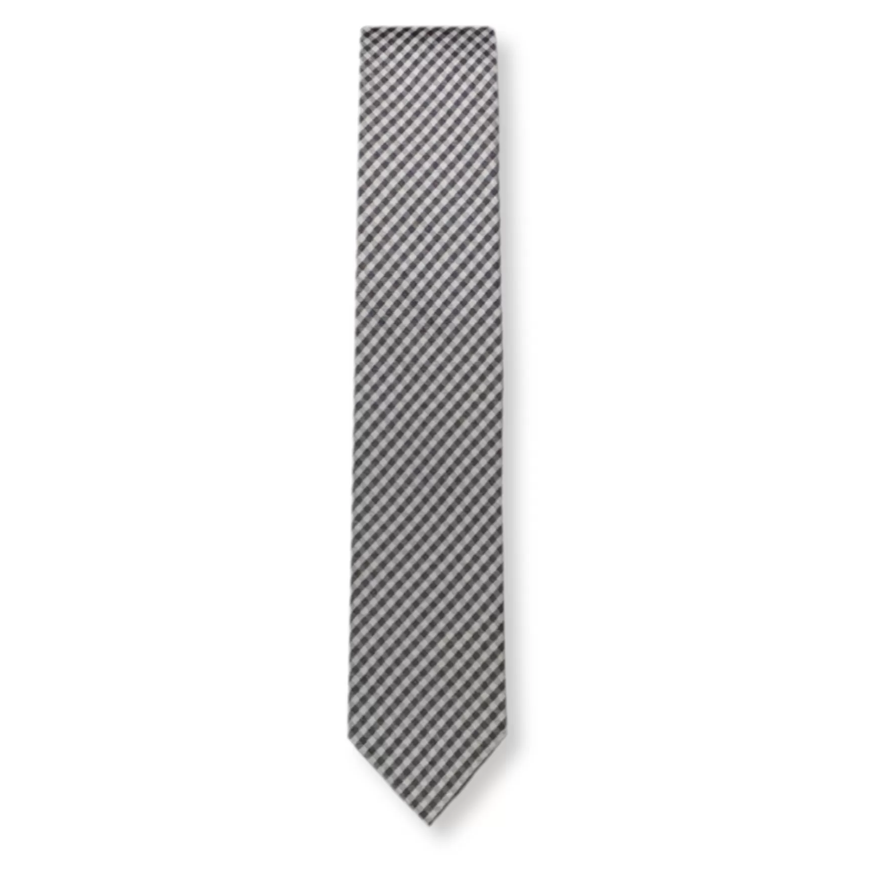 New Edition Fashion Ties-Billie Skinny Checkered Tie One Size