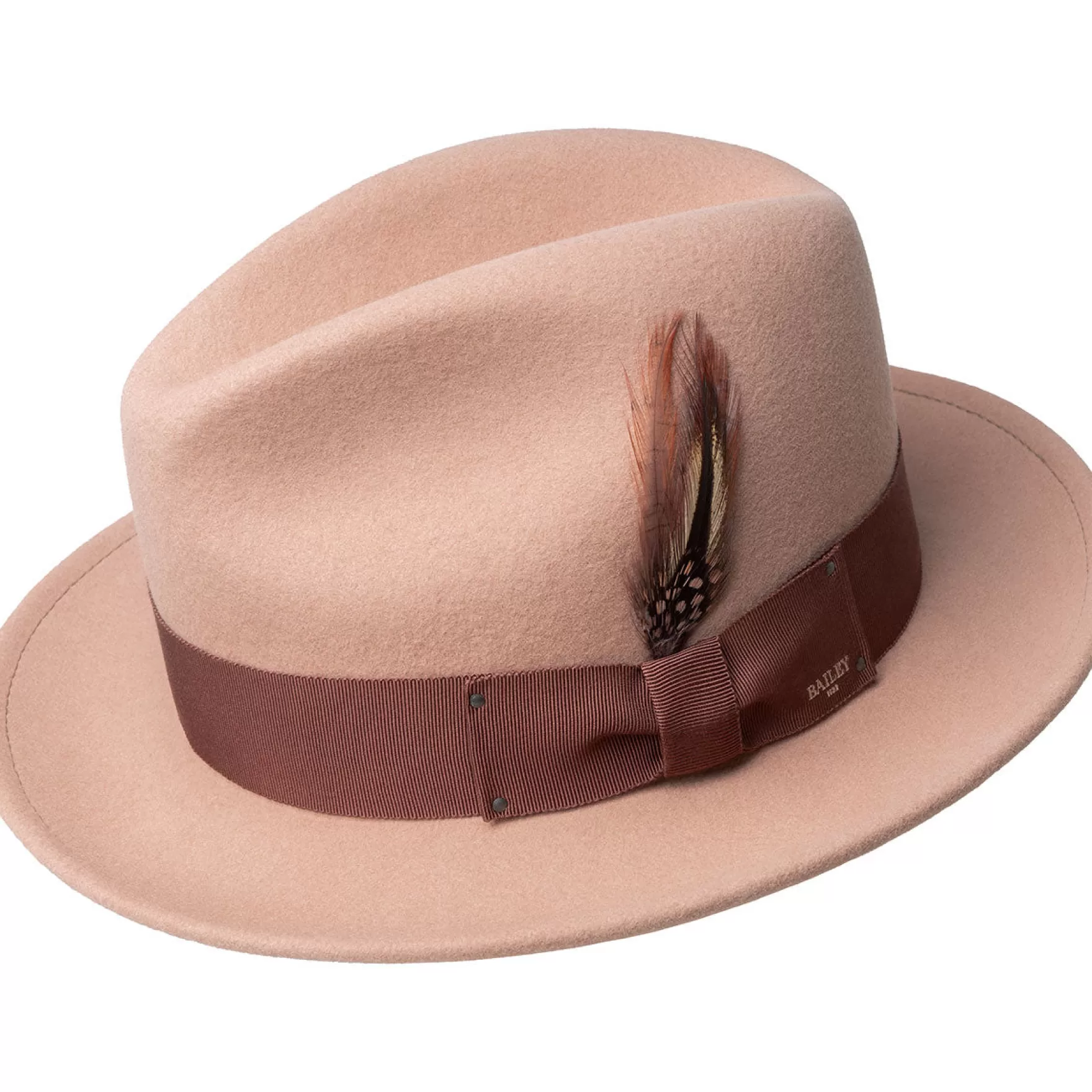 New Edition Fashion Hats-Blixen Fedora Italian Clay