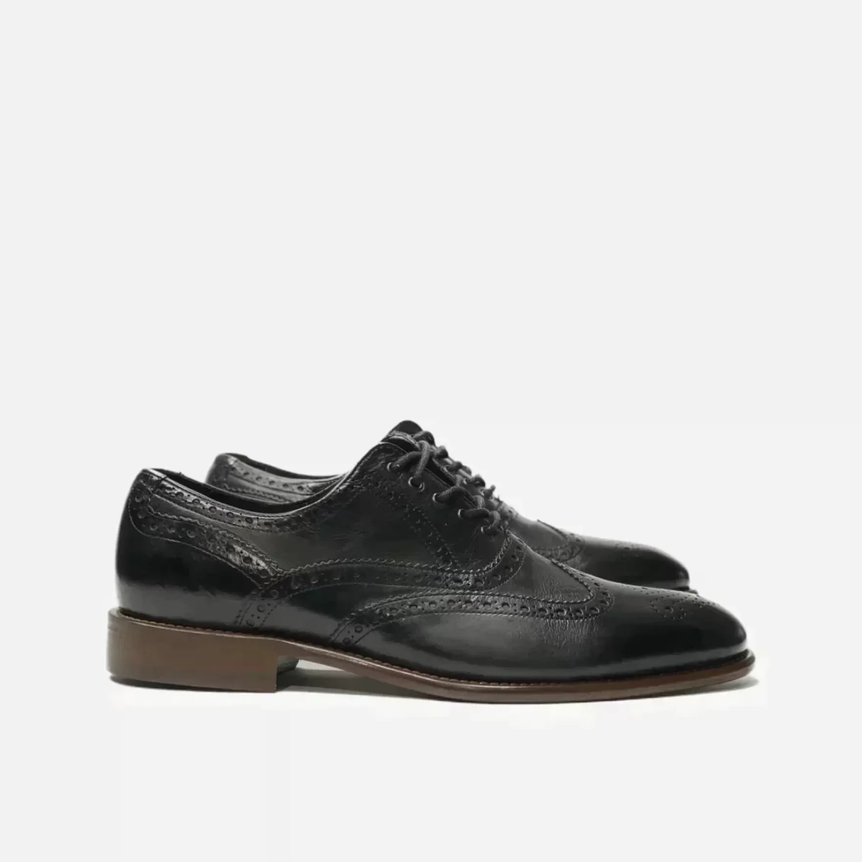 New Edition Fashion Formal Shoes-Bryson Wingtip Dress Shoes Black