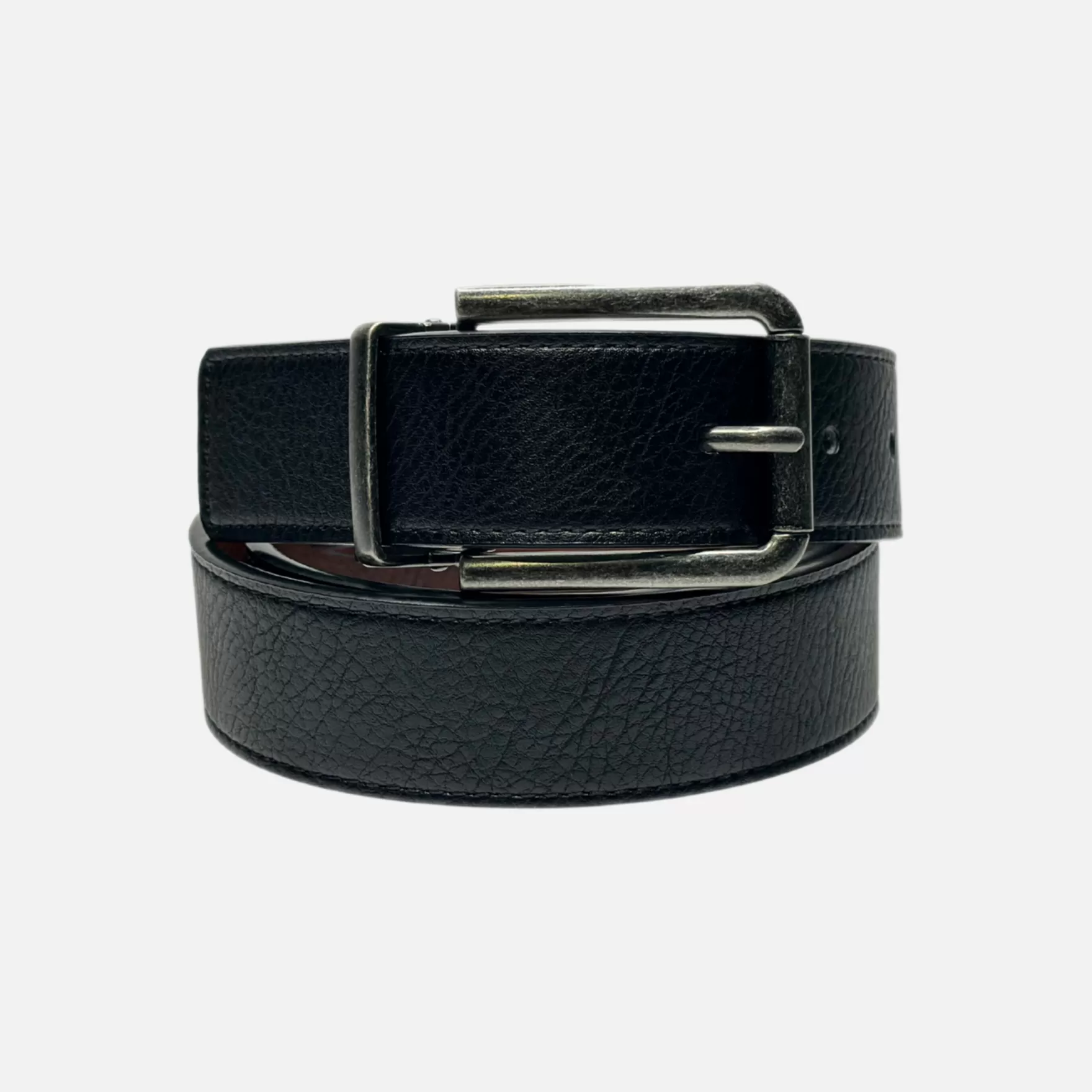 New Edition Fashion Belts-Caban Custom-Fit Reversible Belt Black/Brown