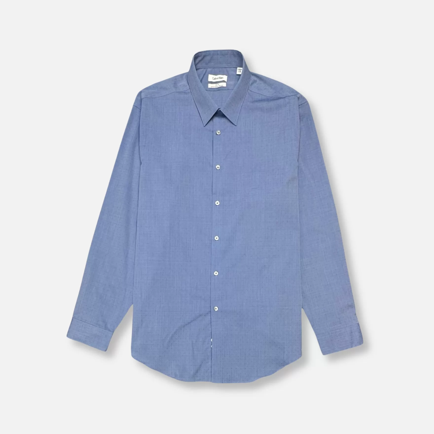 New Edition Fashion Dress Shirts-Calogeros Button Down Shirt Blue