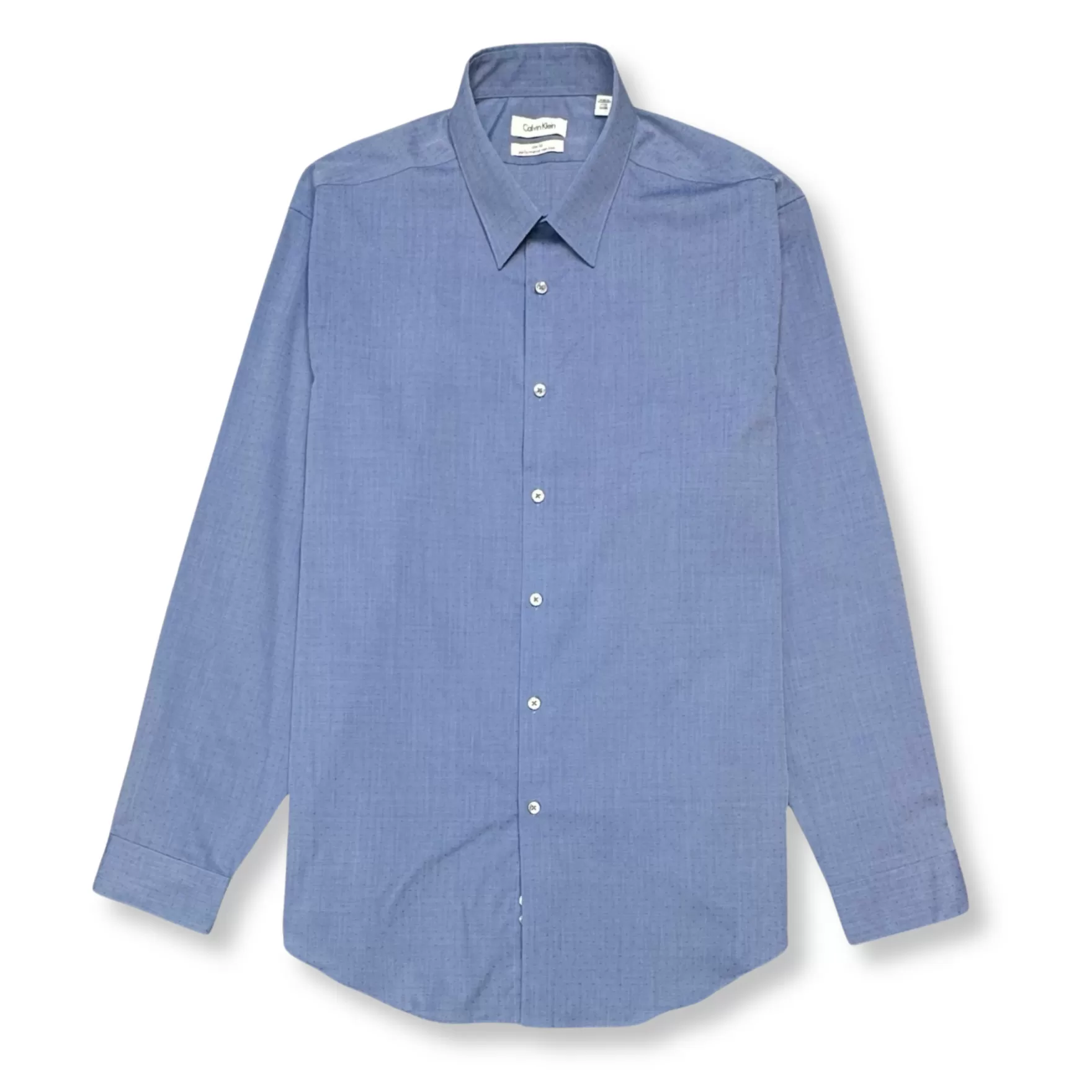 New Edition Fashion Dress Shirts-Calogeros Button Down Shirt Blue