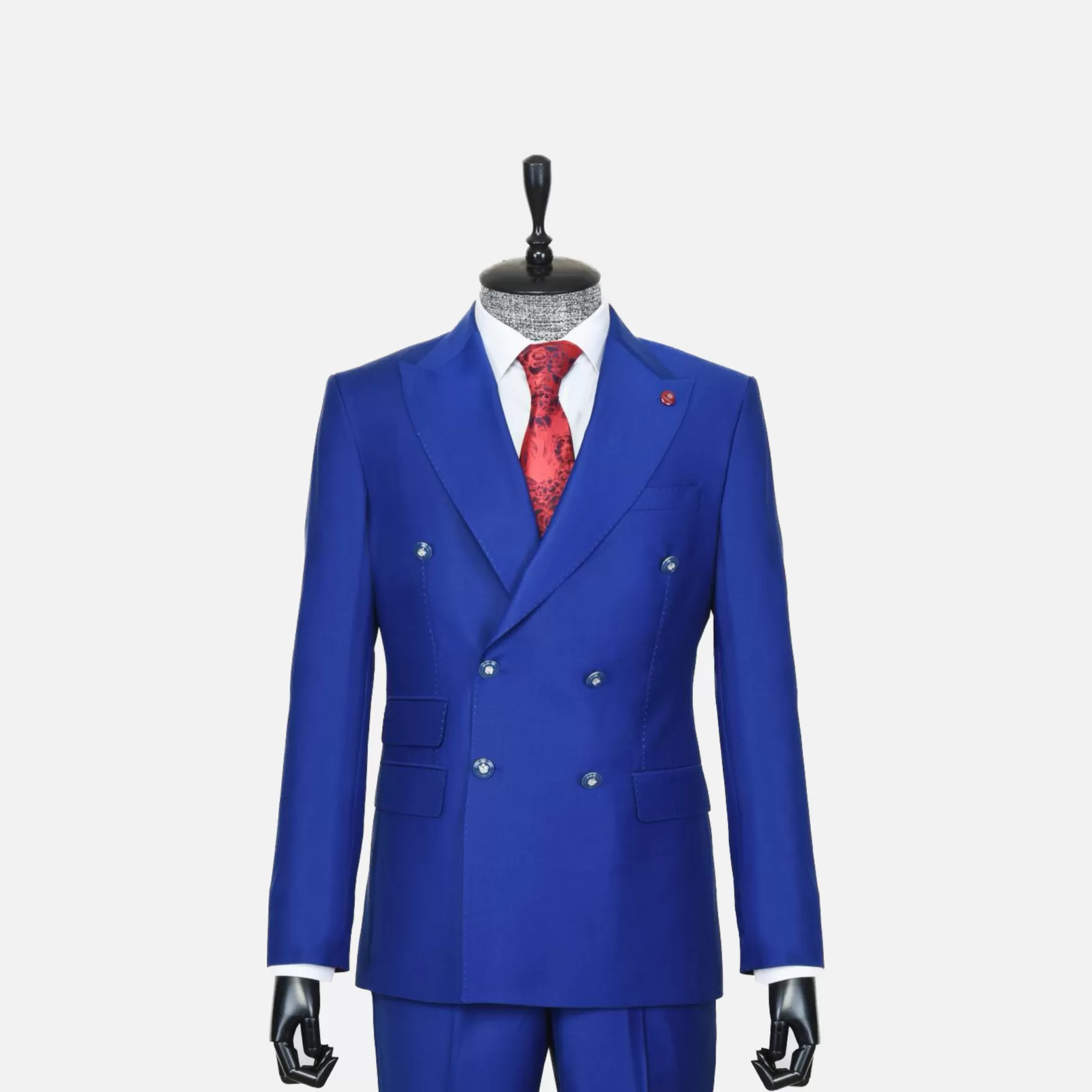 New Edition Fashion Suits-Capone Double Breasted Suit Royal