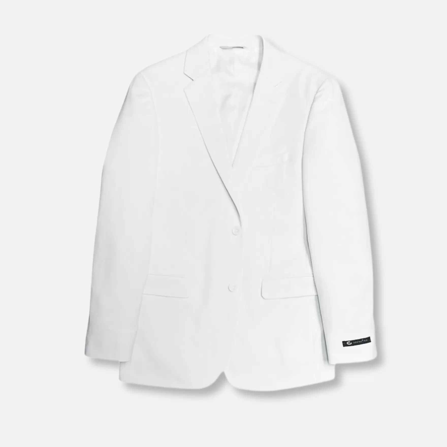 New Edition Fashion Suits-Carter Slim Fit Vested Suit White