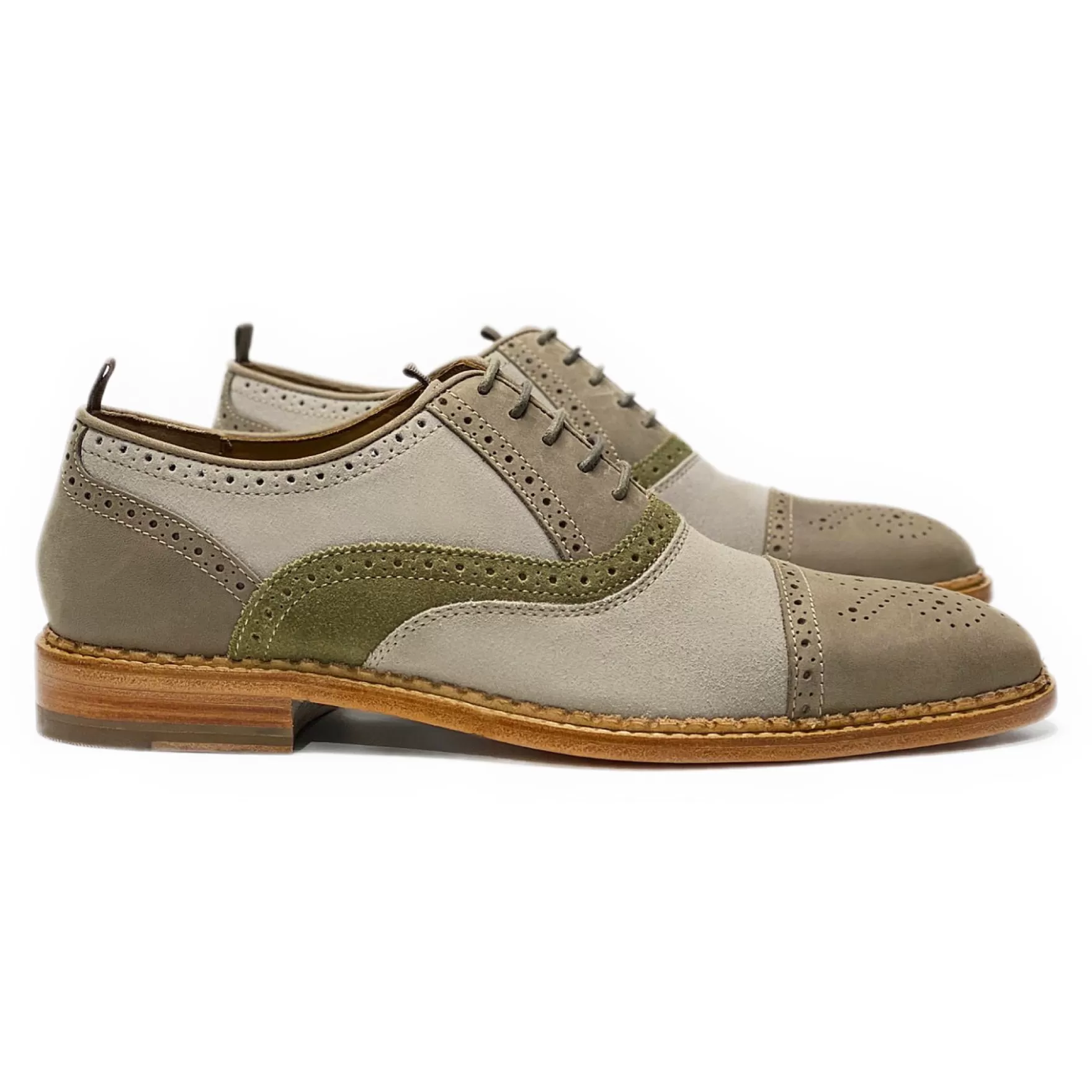 New Edition Fashion Casual Shoes | Formal Shoes-Chambliss Cap Toe Shoes Grey Multi