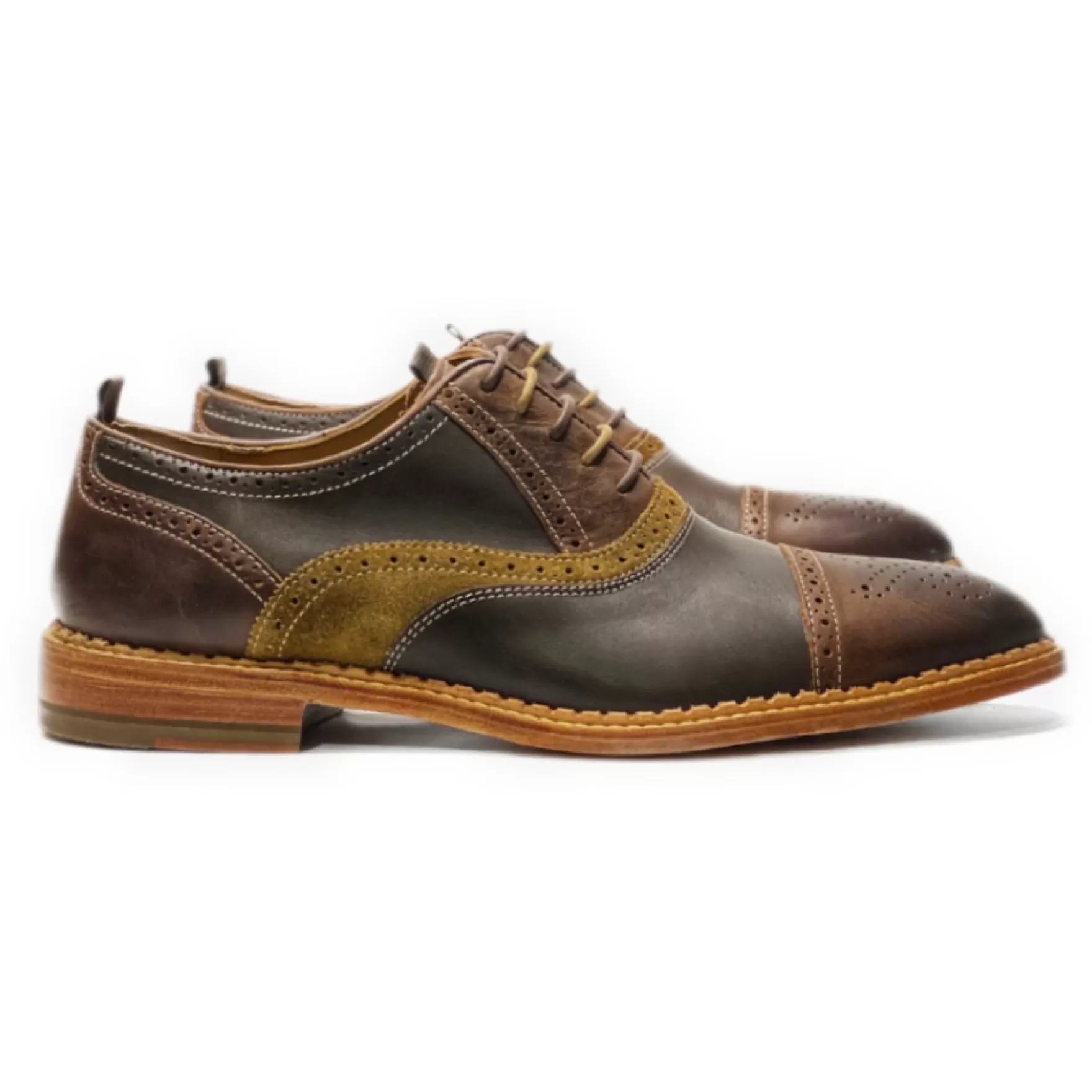 New Edition Fashion Casual Shoes | Formal Shoes-Chambliss Cap Toe Shoes Dark Brown