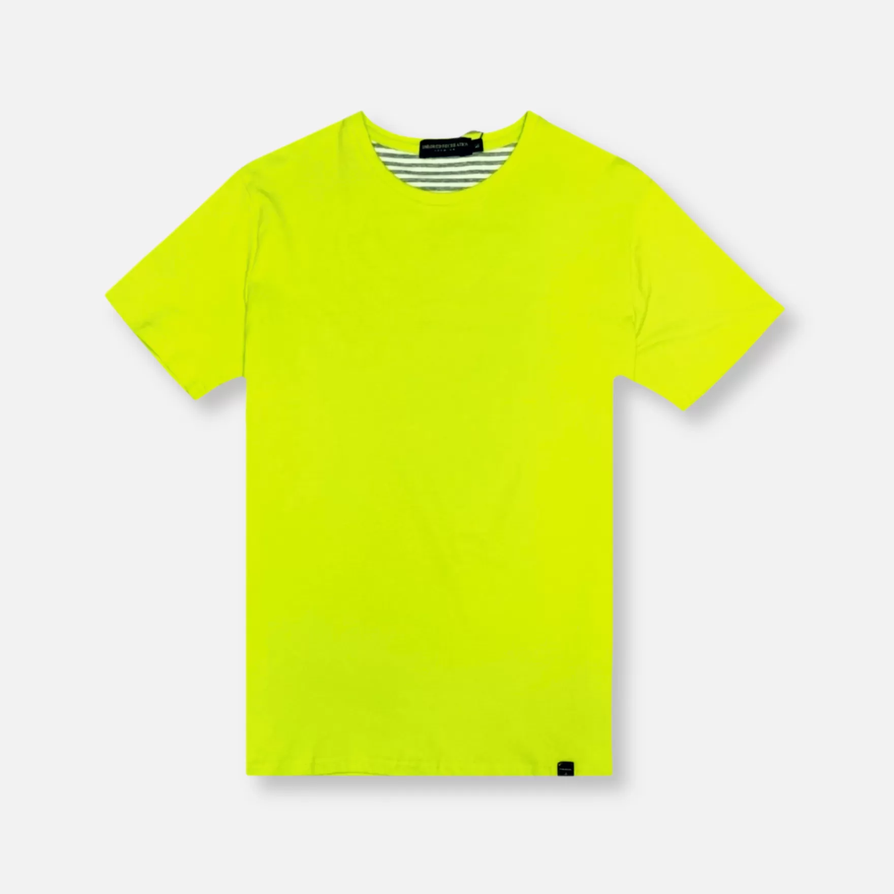 New Edition Fashion T-shirts-Cody Solid Stretch Crewneck T-Shirt Lime