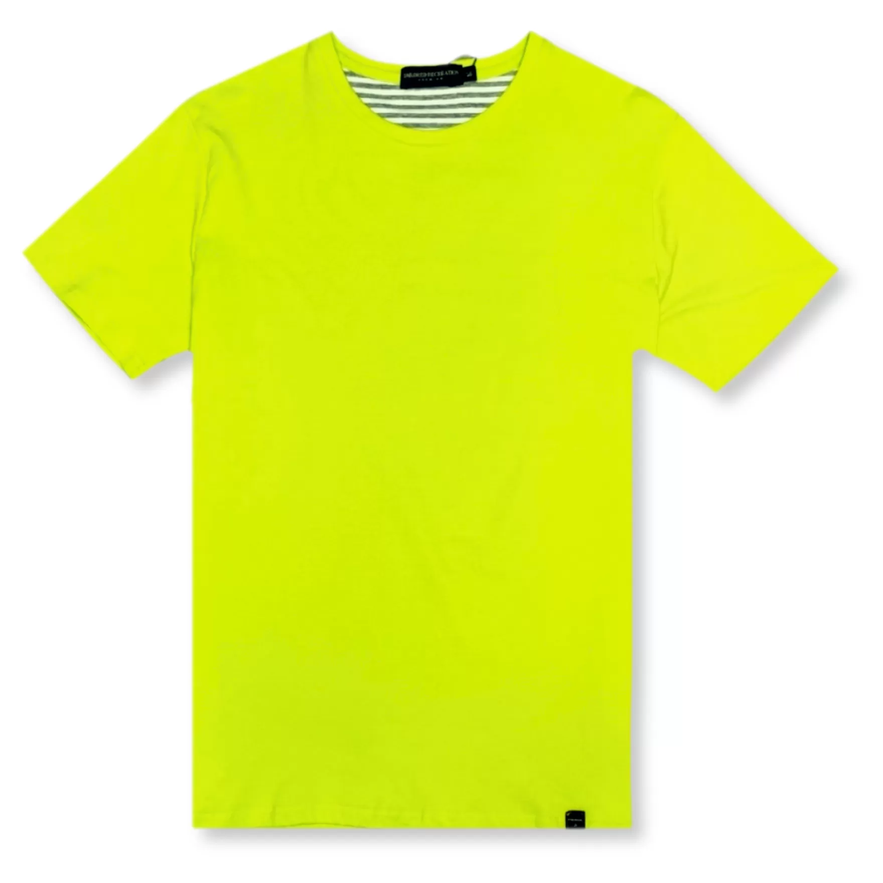 New Edition Fashion T-shirts-Cody Solid Stretch Crewneck T-Shirt Lime