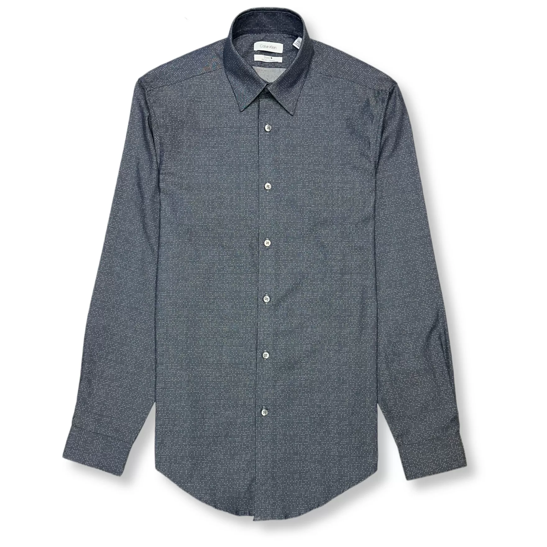 New Edition Fashion Dress Shirts-Cole Stretch Dress Shirt Navy