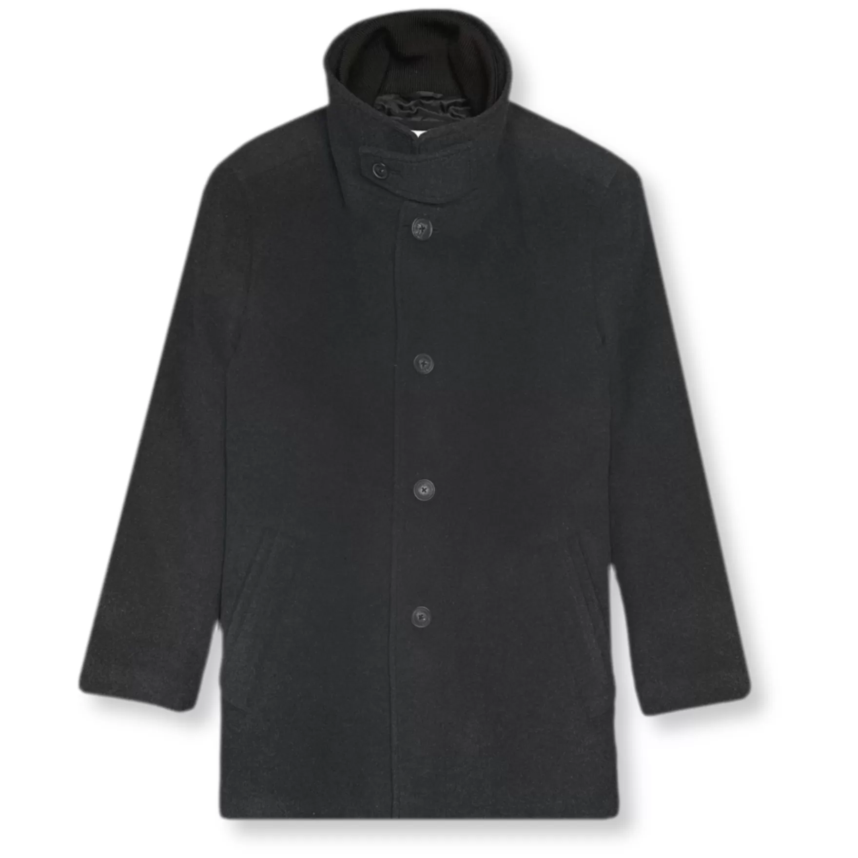 New Edition Fashion Coats & Outerwear-Coleman Overcoat Charcoal