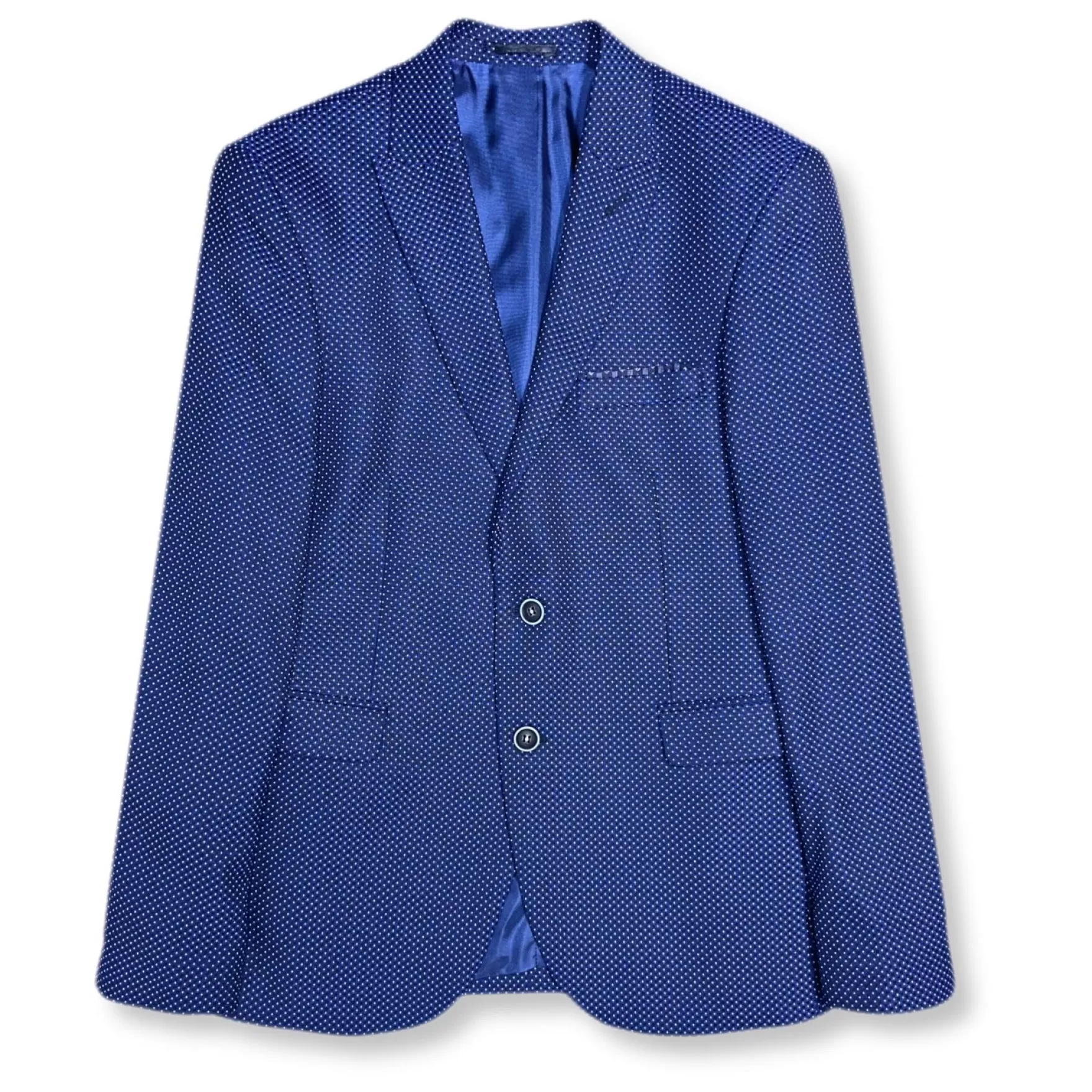 New Edition Fashion Blazers & Sportcoats-D'Adamo Slim Fit Blazer Blue