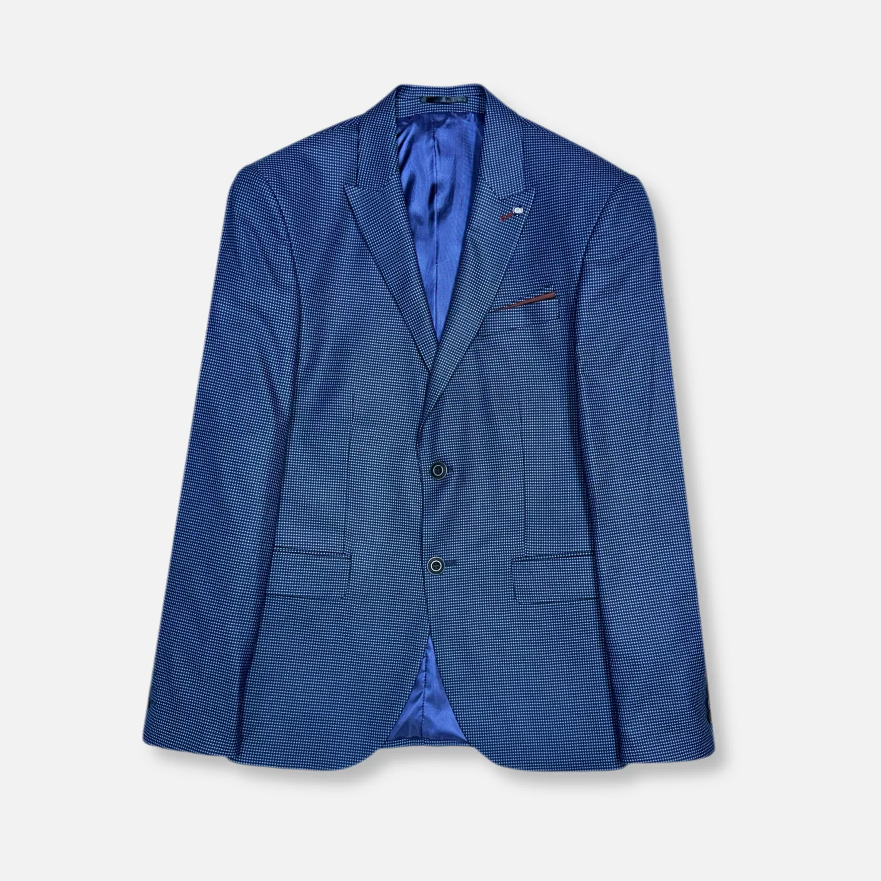 New Edition Fashion Blazers & Sportcoats-D'Addio Slim Fit Blazer Blue