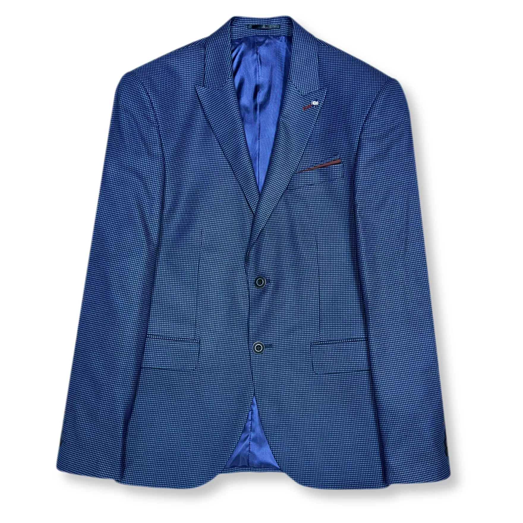 New Edition Fashion Blazers & Sportcoats-D'Addio Slim Fit Blazer Blue