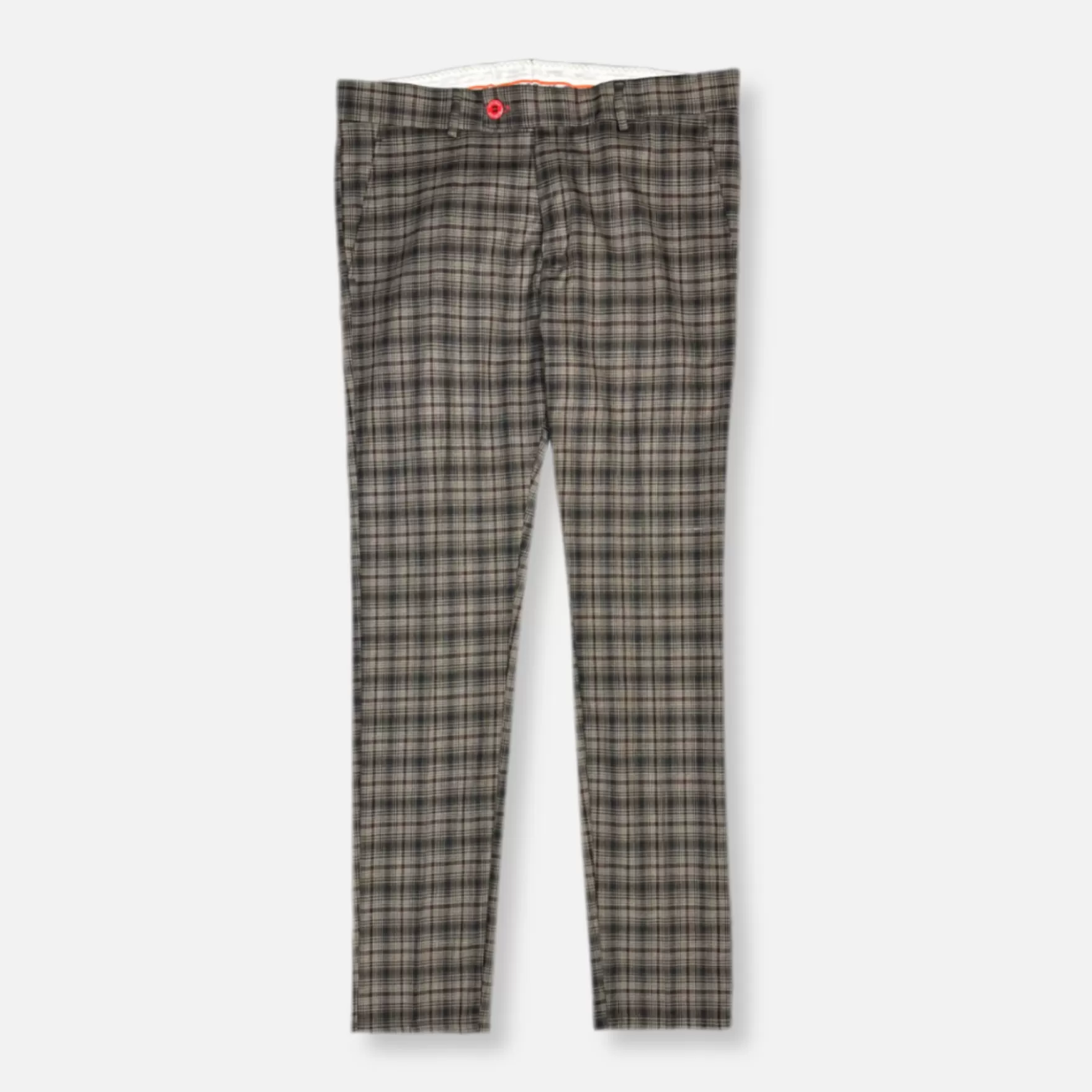 New Edition Fashion Pants | Dress Pants-Dade Plaid Pants Taupe