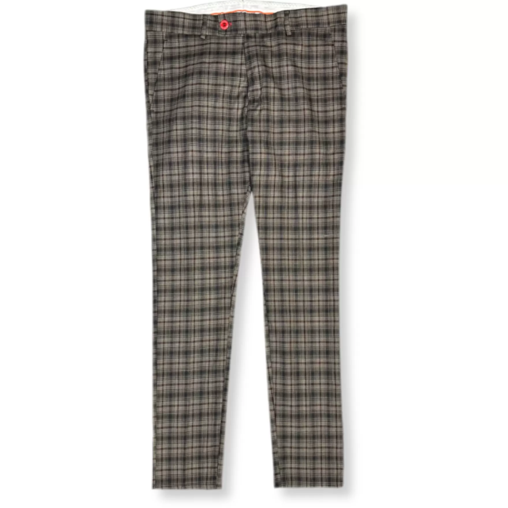 New Edition Fashion Pants | Dress Pants-Dade Plaid Pants Taupe