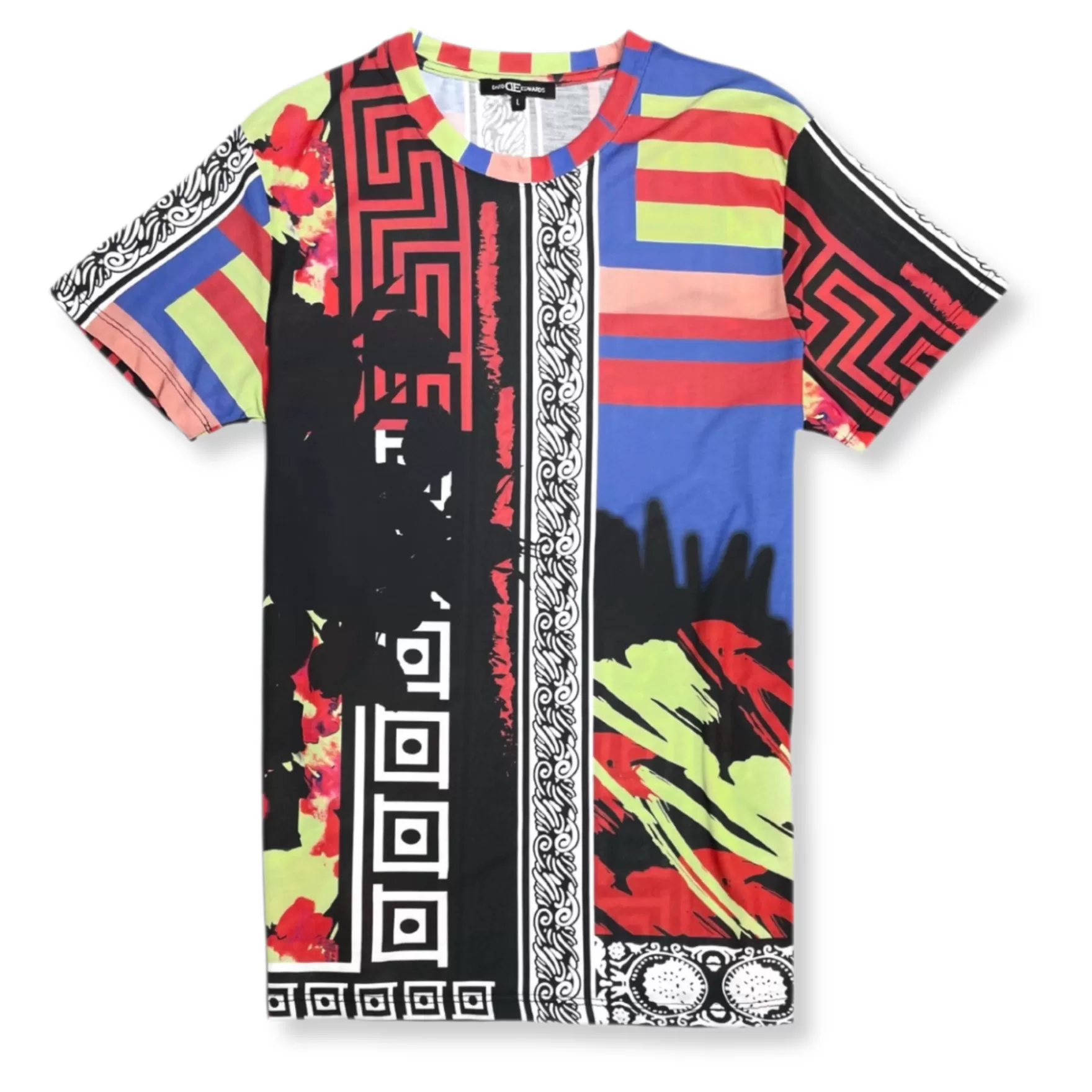 New Edition Fashion T-shirts-Daito Crew Neck T-Shirt Multi