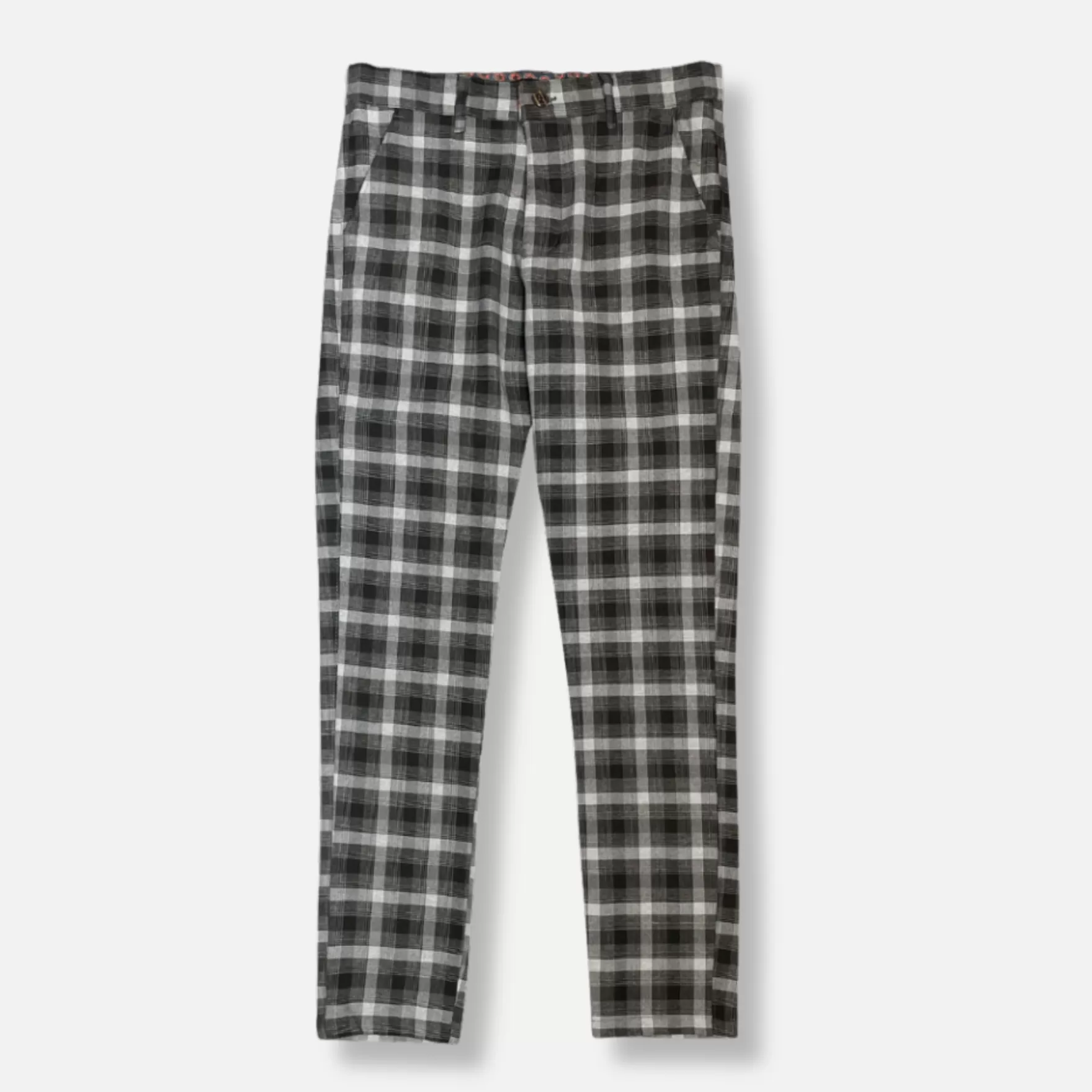 New Edition Fashion Pants | Dress Pants-Dakar Plaid Pants Black