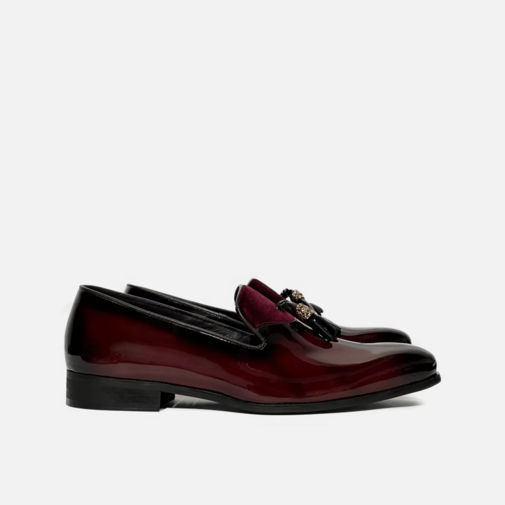 New Edition Fashion Formal Shoes | Loafers & Slip Ons-Dallas Slip On Dress Shoes Burgundy