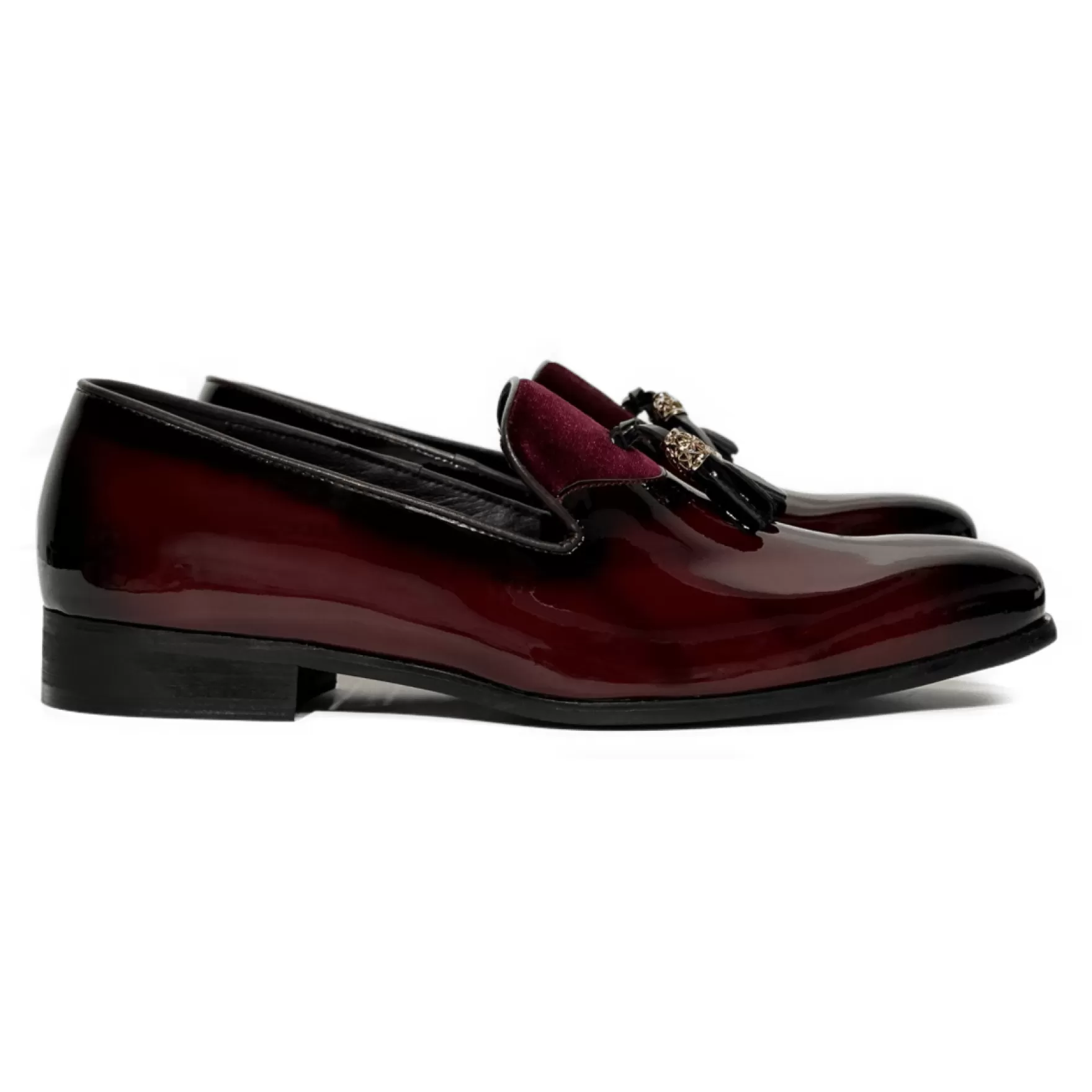 New Edition Fashion Formal Shoes | Loafers & Slip Ons-Dallas Slip On Dress Shoes Burgundy