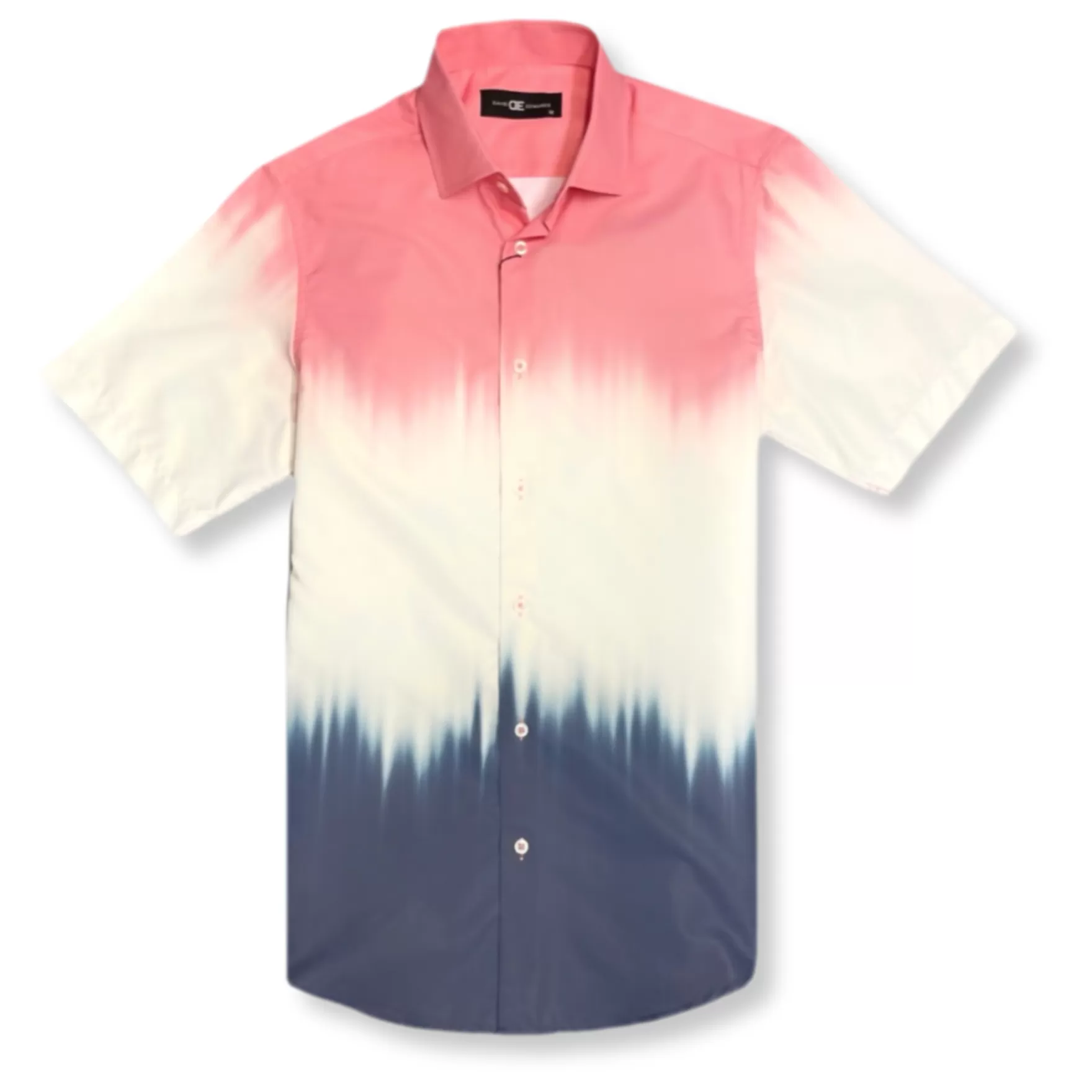 New Edition Fashion Button Downs-Damian Short Sleeve Button Down Pink