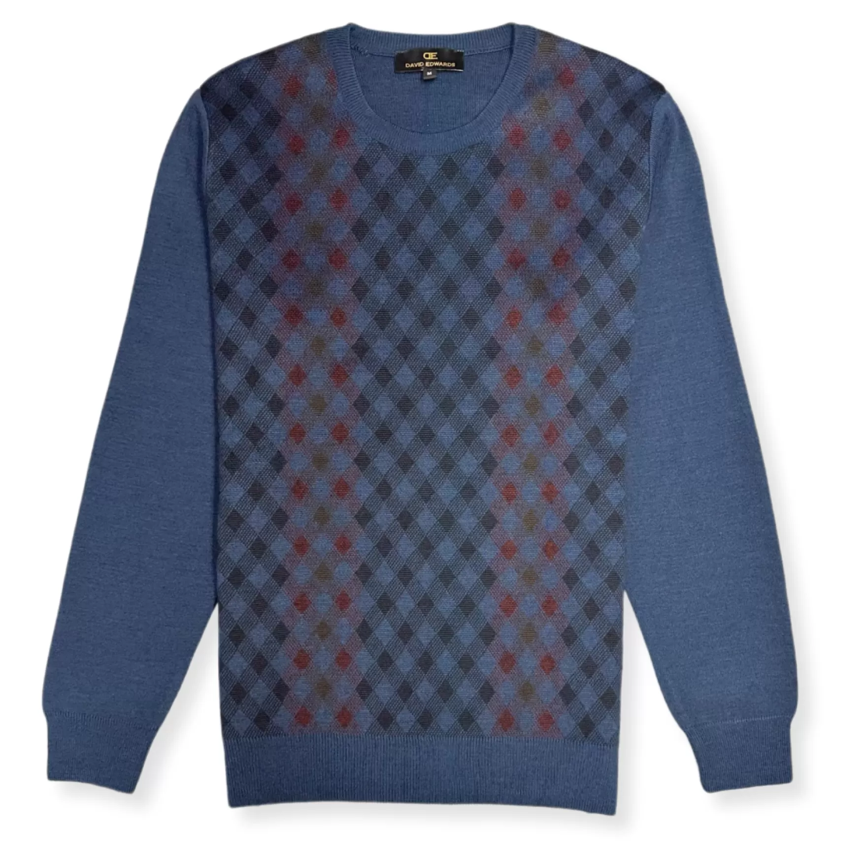 New Edition Fashion Sweaters-Danbury Knitted Crewneck Sweater Navy