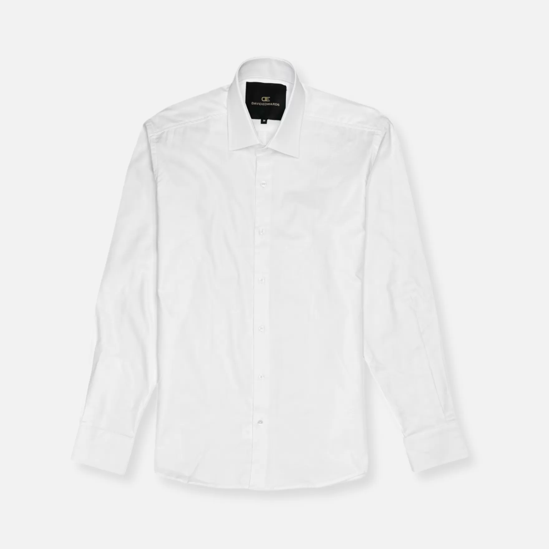 New Edition Fashion Dress Shirts-Danby Long Sleeve Button Down Shirt White