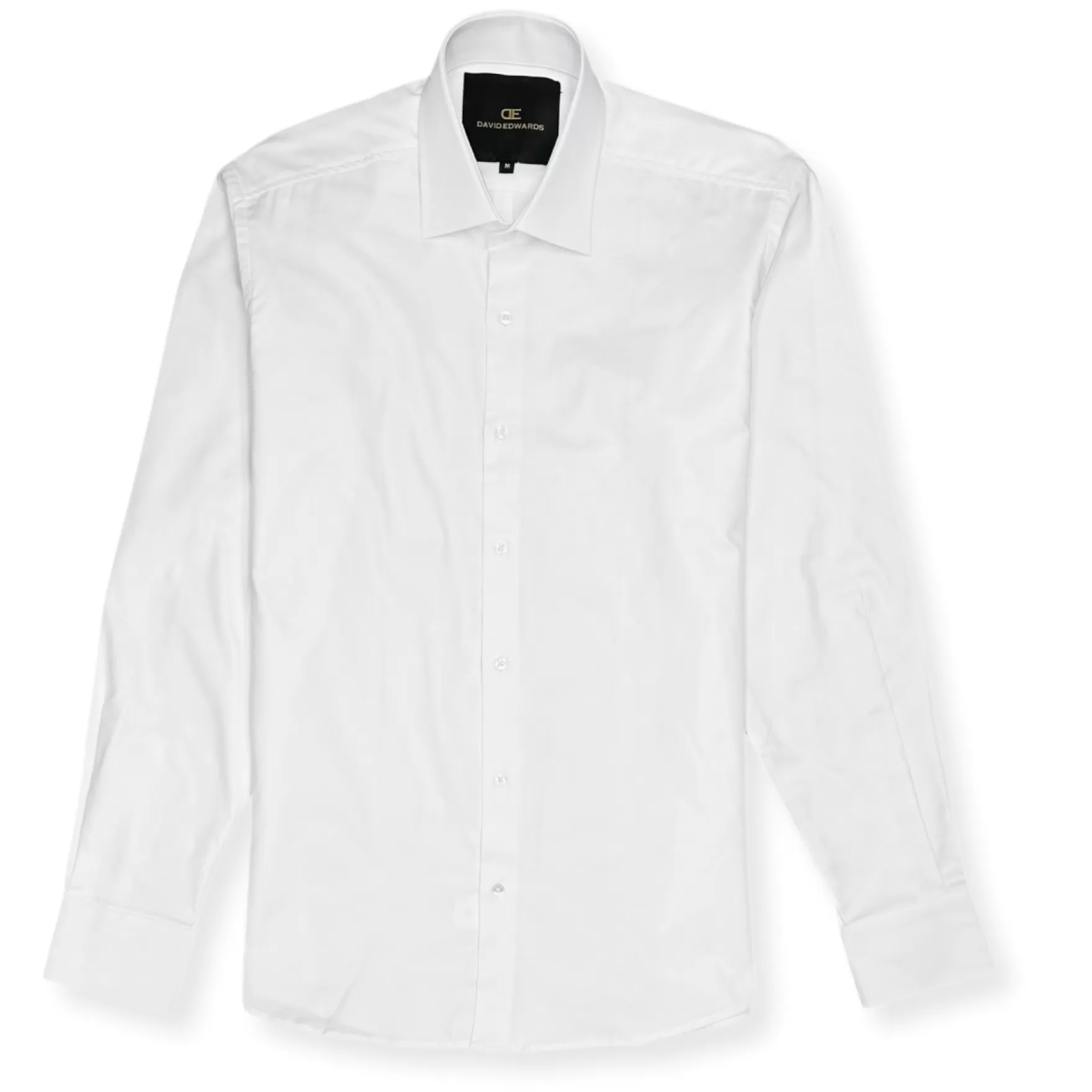 New Edition Fashion Dress Shirts-Danby Long Sleeve Button Down Shirt White