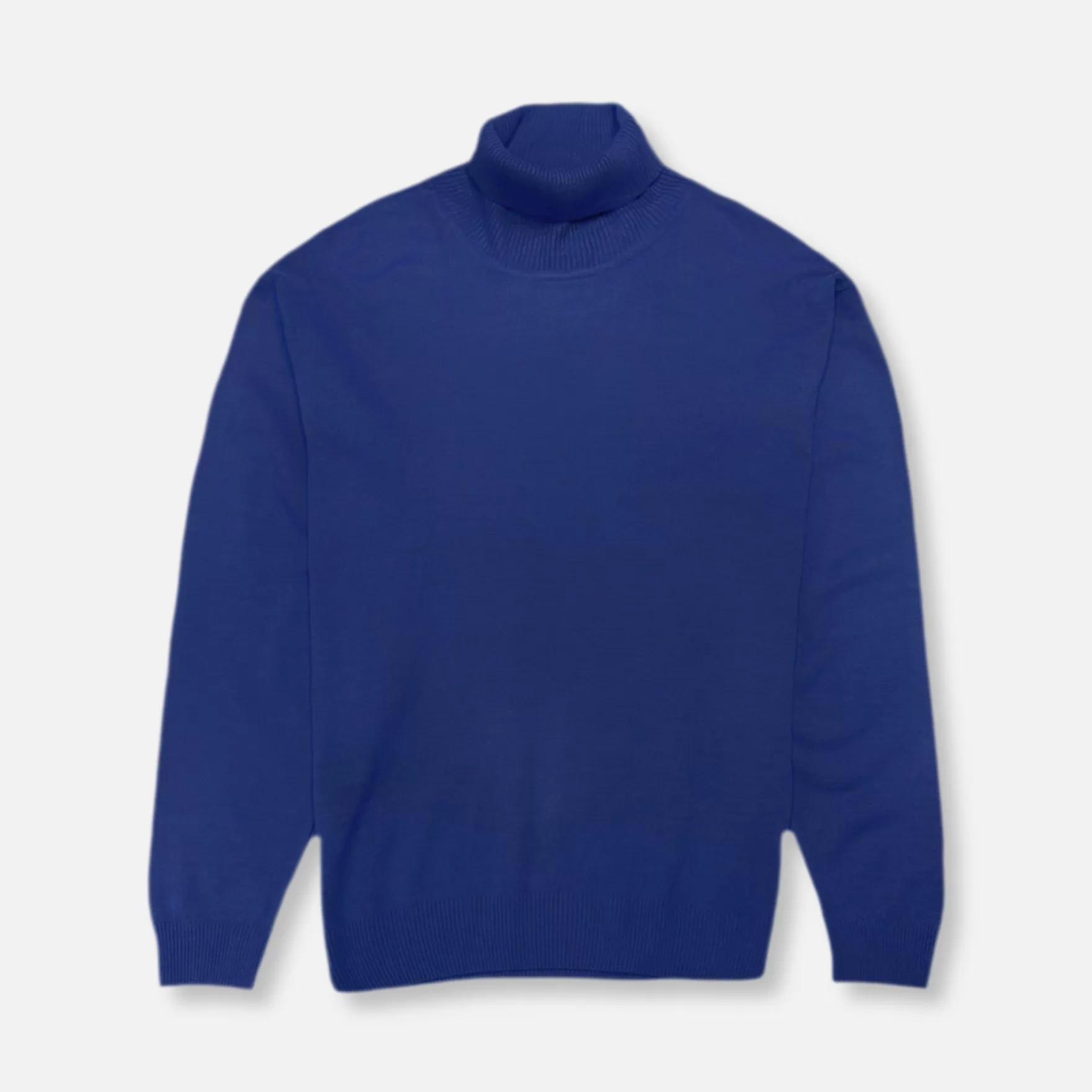 New Edition Fashion Sweaters-Dane Relaxed Fit Turtleneck Sweater Royal