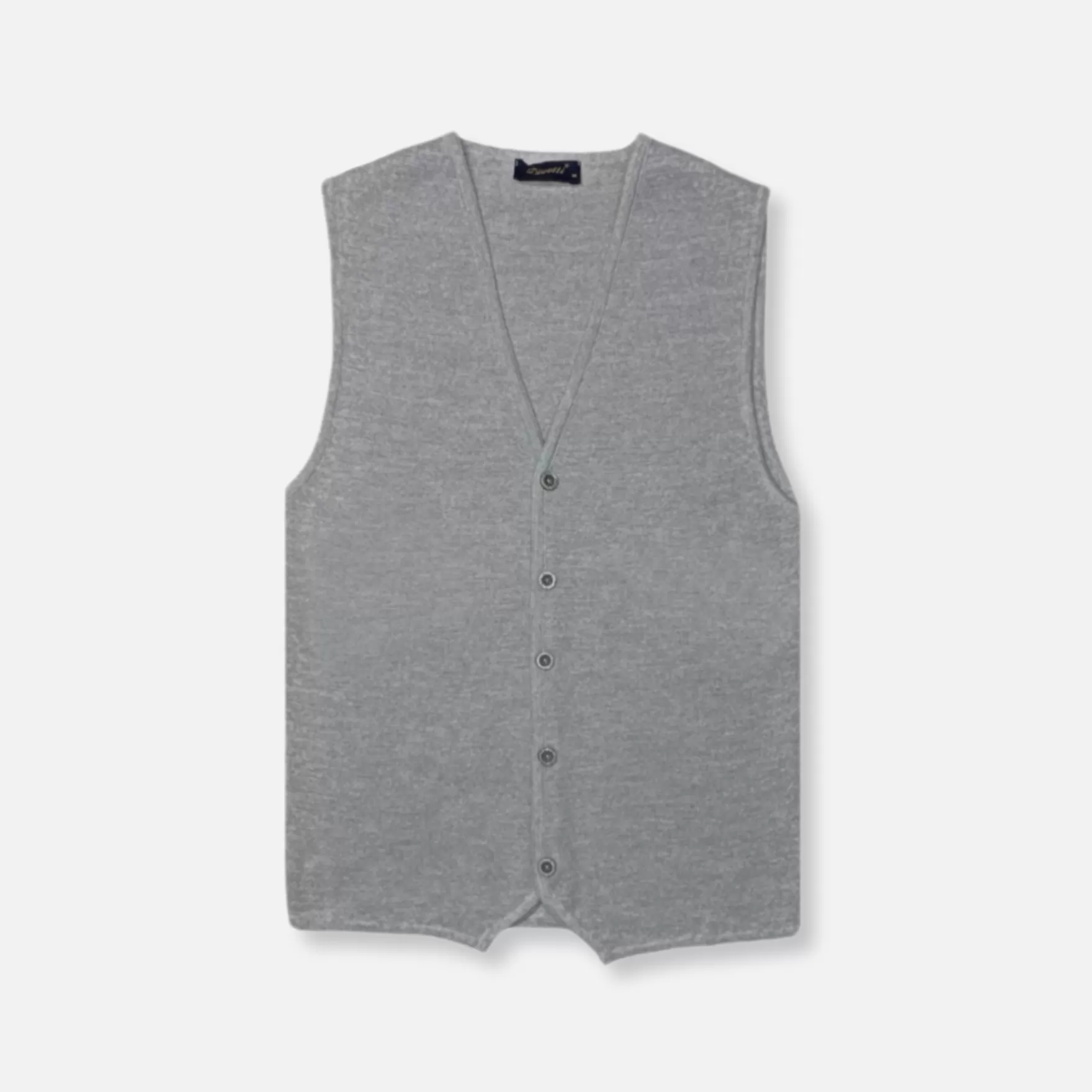 New Edition Fashion Vests-Daniel Knit Vest Grey