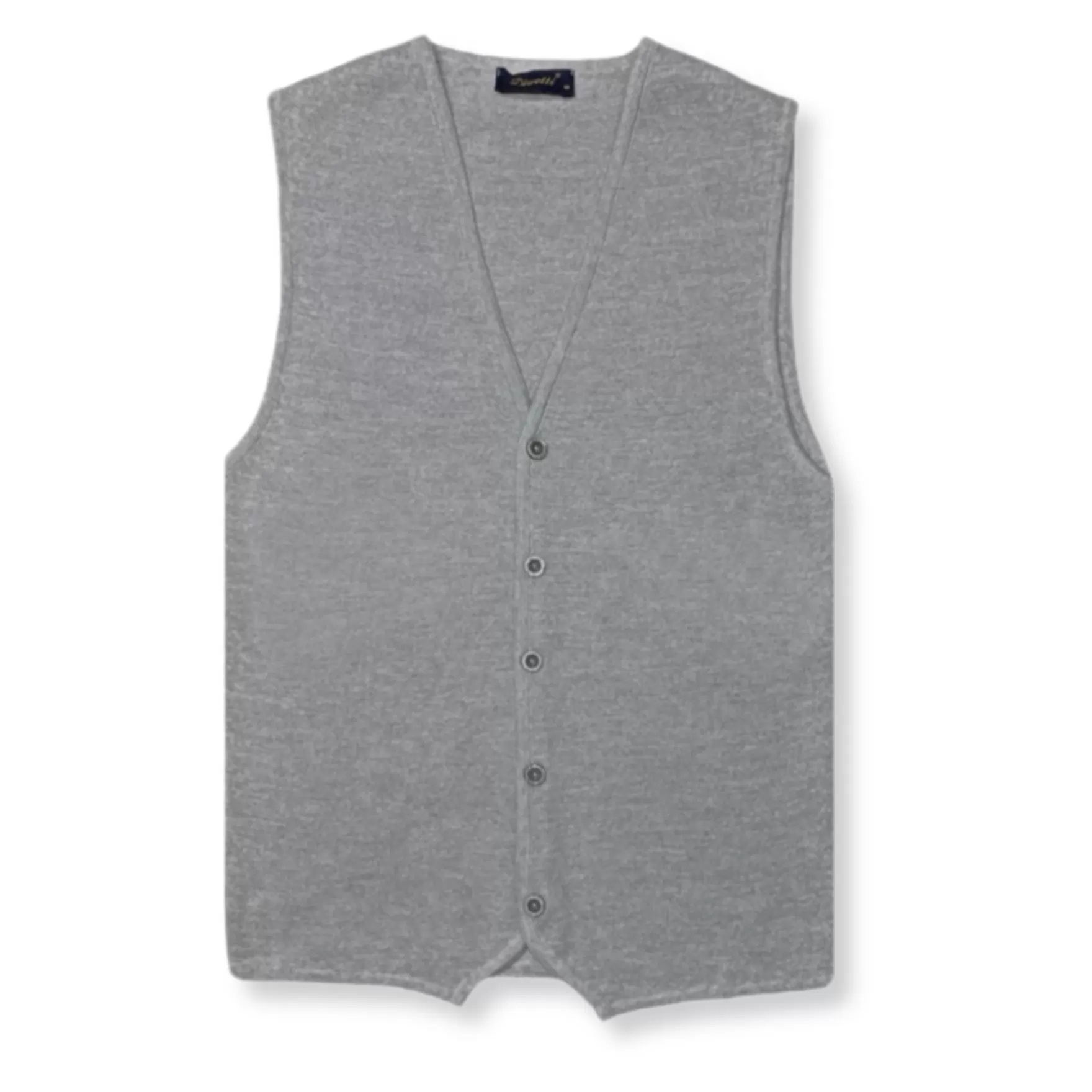 New Edition Fashion Vests-Daniel Knit Vest Grey