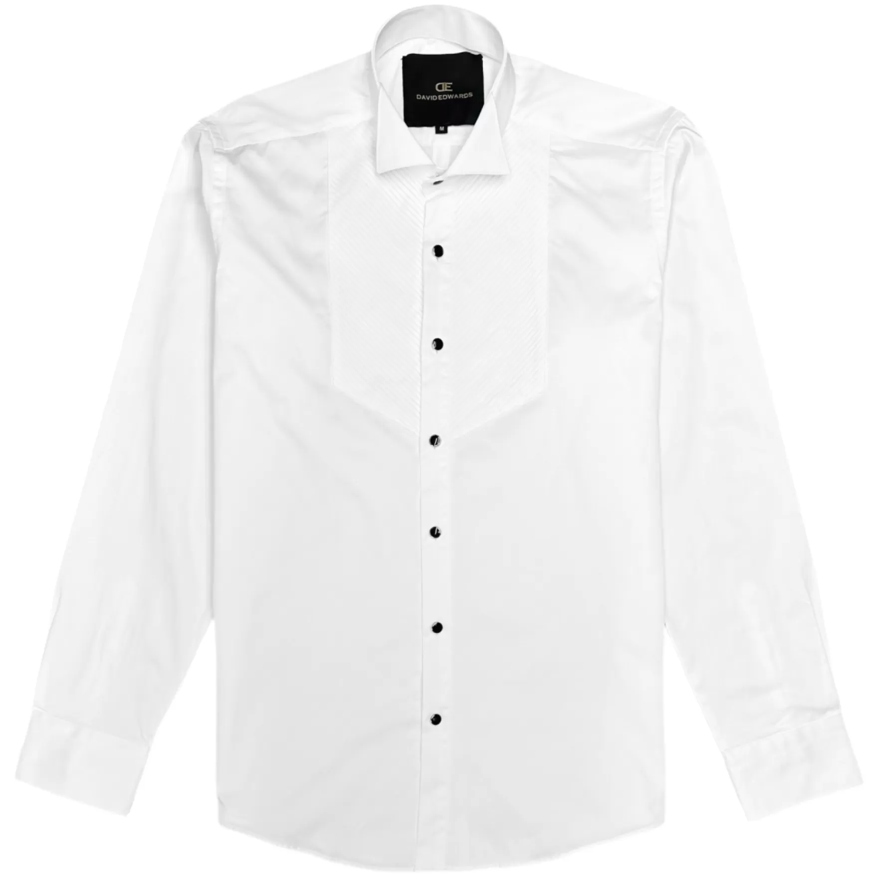 New Edition Fashion Dress Shirts-Dansville Tuxedo Shirt White