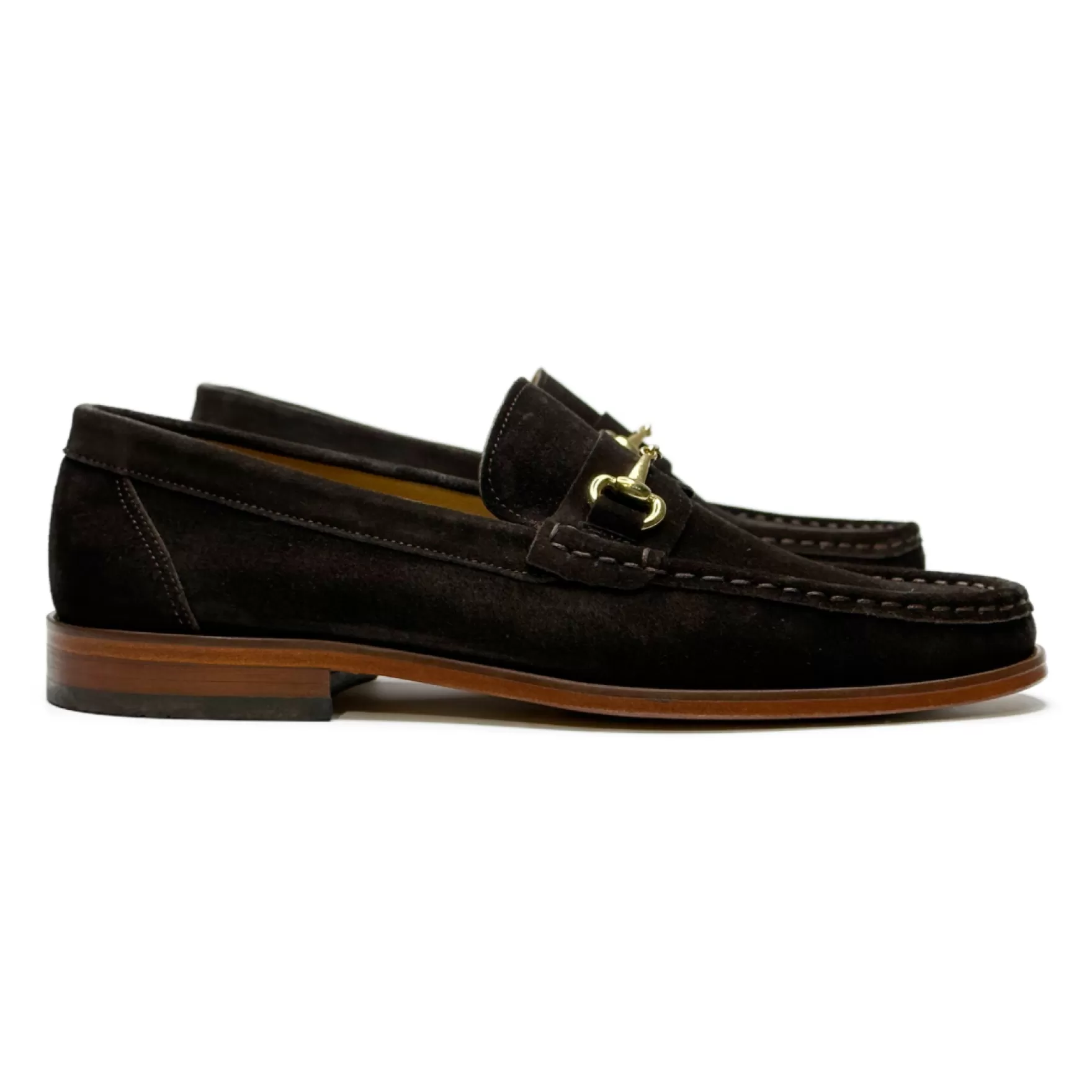 New Edition Fashion Casual Shoes | Loafers & Slip Ons-Dante Horsebit Slip On Loafers Brown