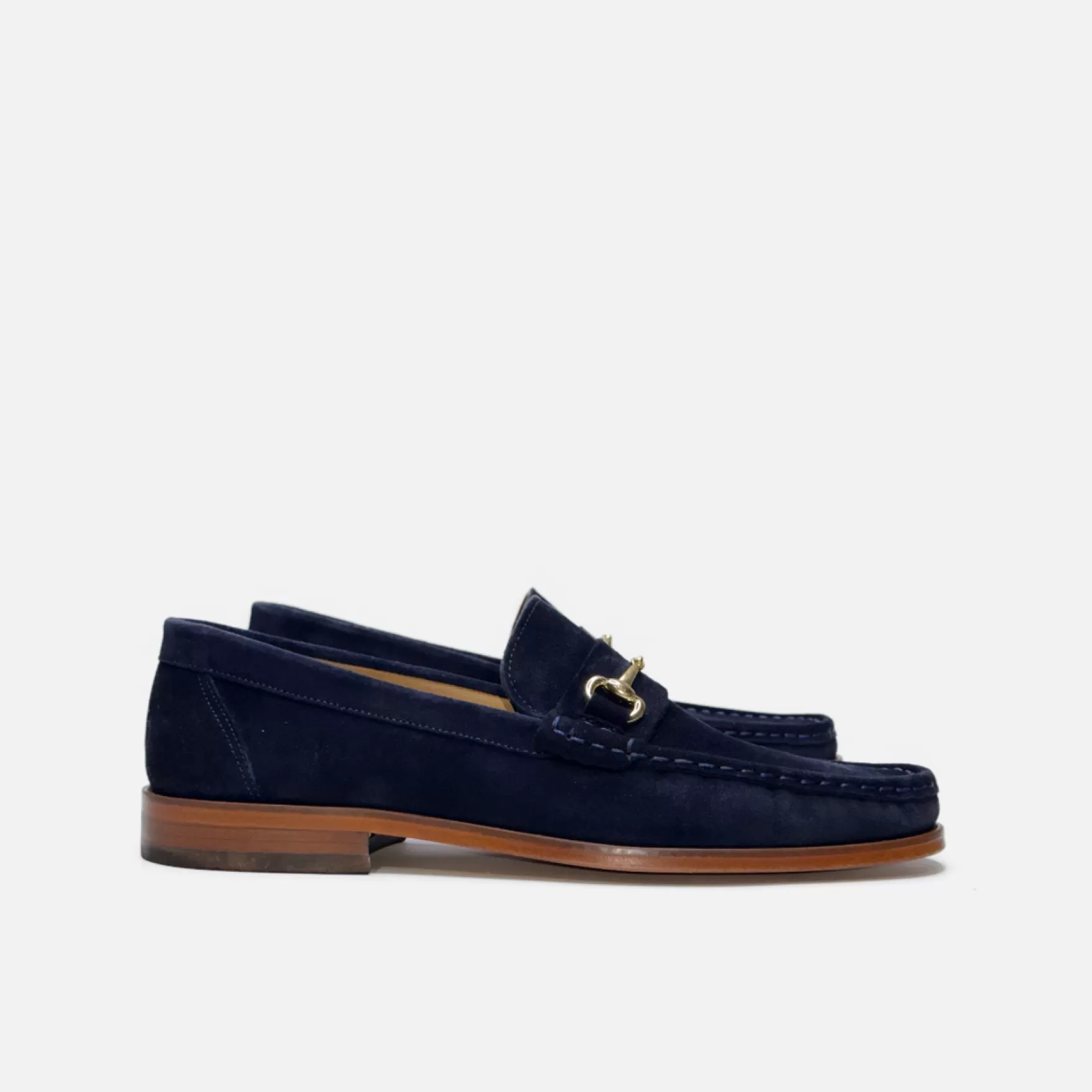 New Edition Fashion Casual Shoes | Loafers & Slip Ons-Dante Horsebit Slip On Loafers Navy