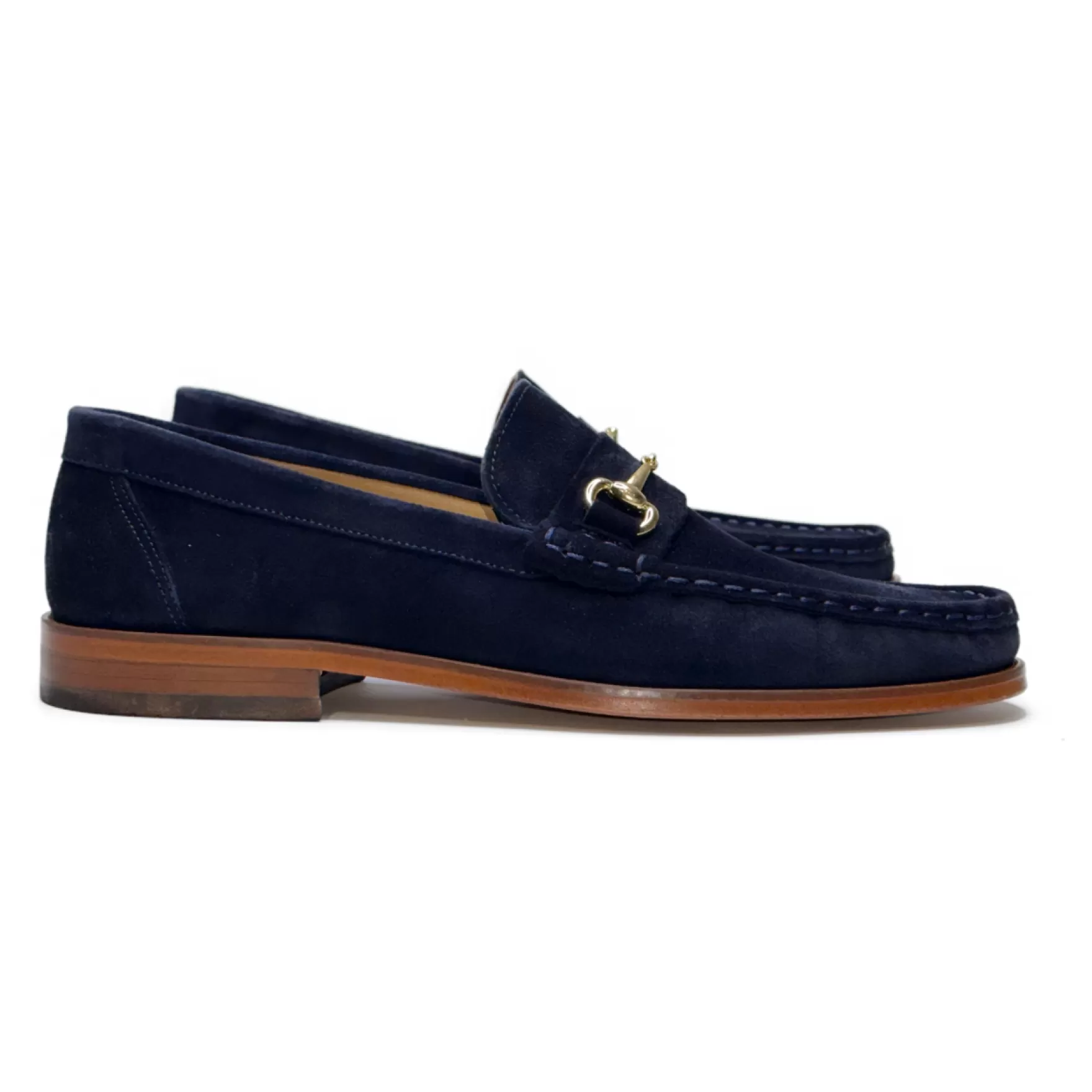 New Edition Fashion Casual Shoes | Loafers & Slip Ons-Dante Horsebit Slip On Loafers Navy