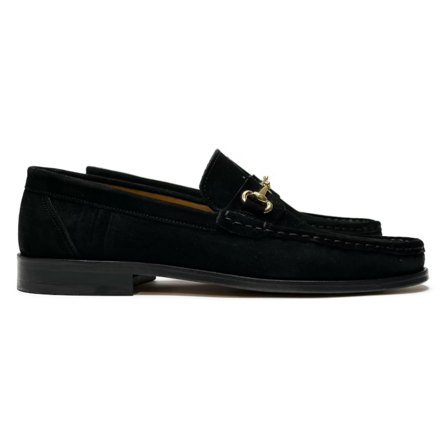 New Edition Fashion Casual Shoes | Loafers & Slip Ons-Dante Horsebit Slip On Loafers Black