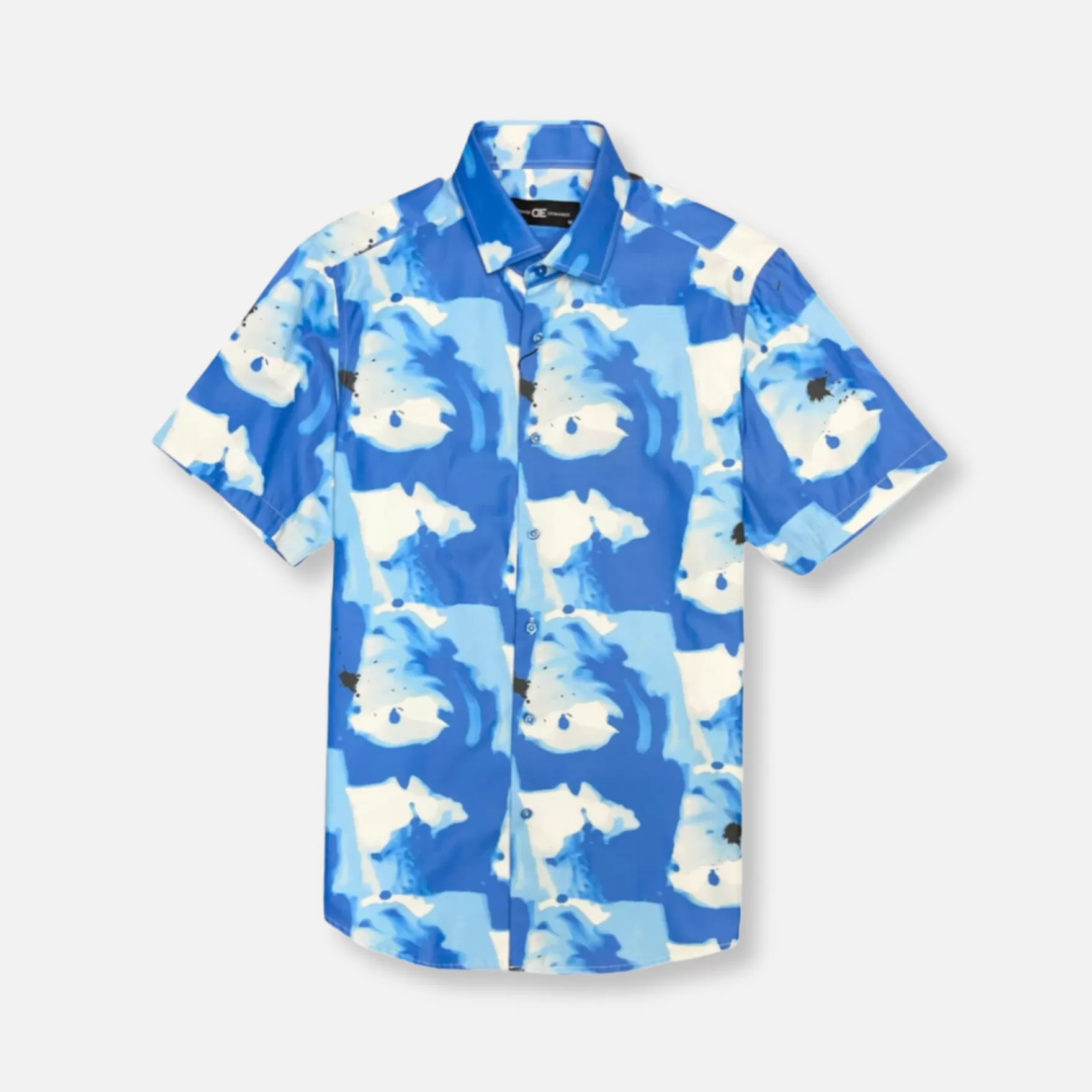 New Edition Fashion Button Downs-Dashiell Short Sleeve Button Down Blue