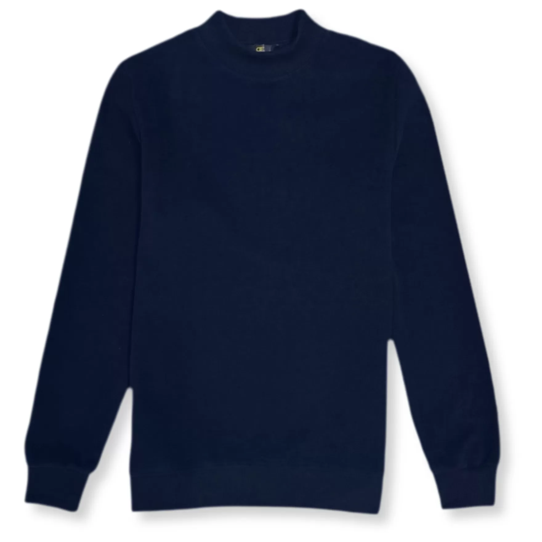 New Edition Fashion Sweaters-Daytona Solid Mockneck Sweatshirt Navy