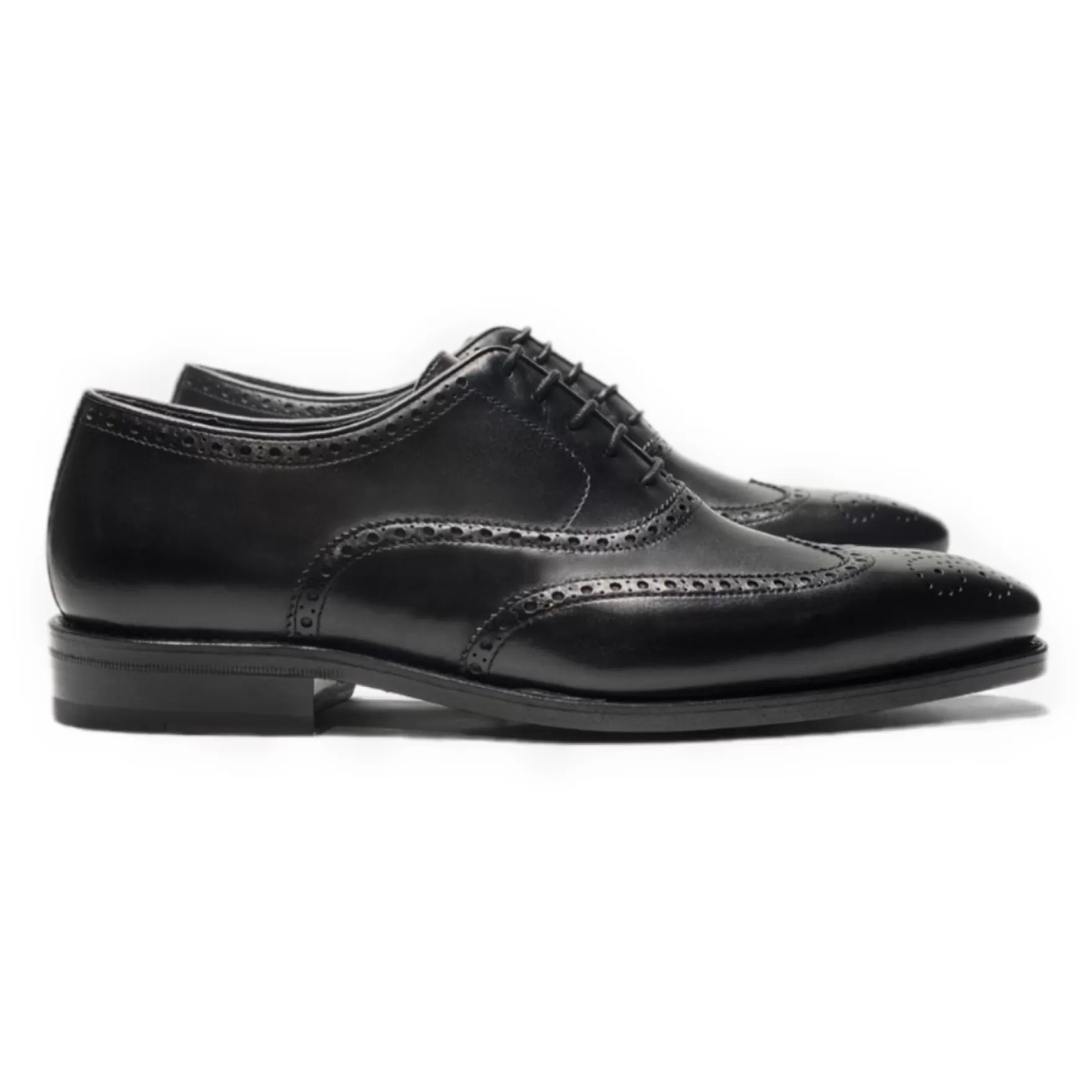 New Edition Fashion Formal Shoes-Dean Full Brogue Oxfords Black