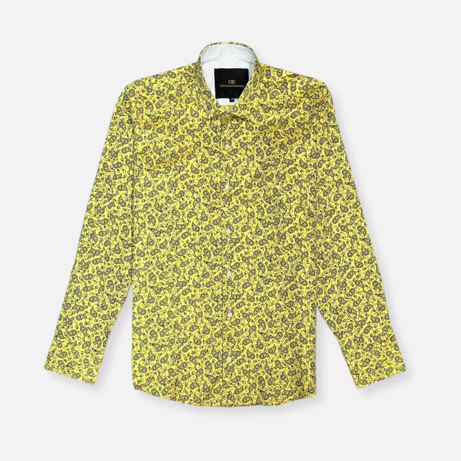 New Edition Fashion Button Downs-Deerfield Long Sleeve Button Down Shirt Yellow